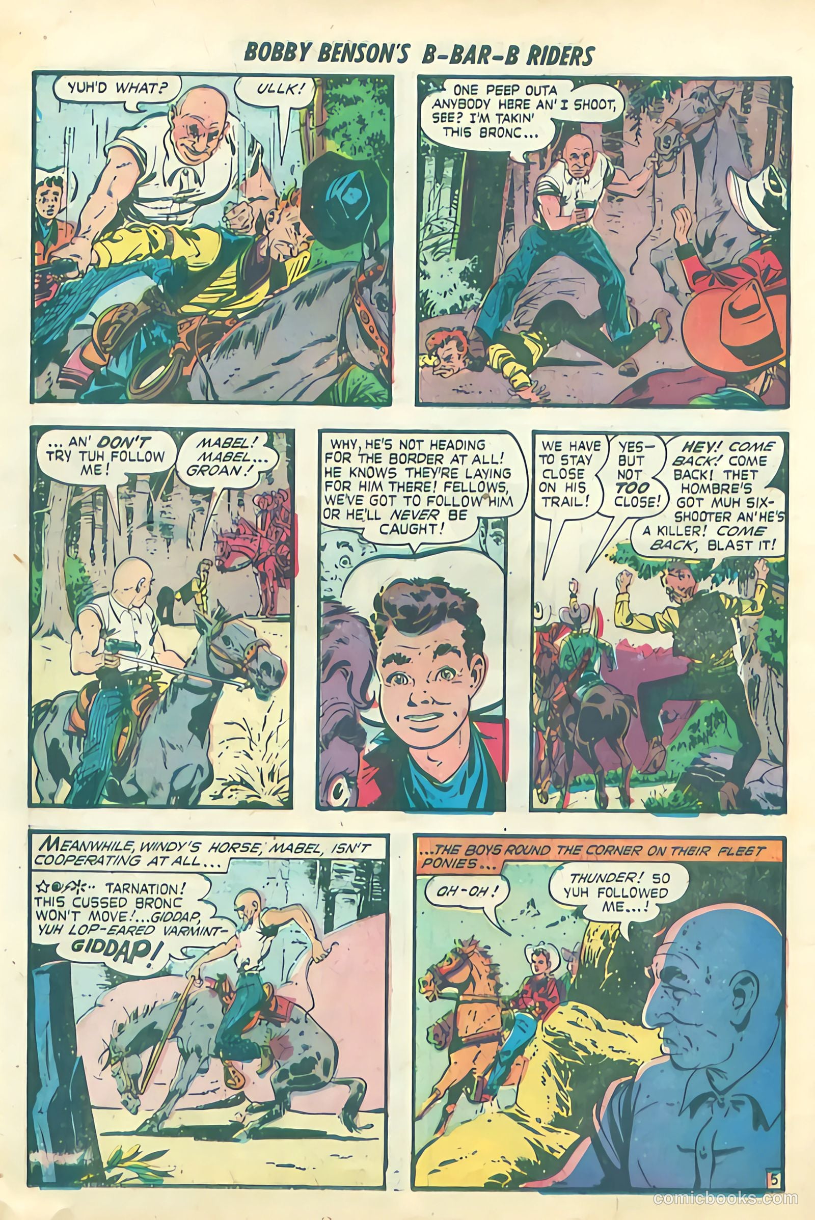 Bobby Benson's B-Bar-B Riders #4 — page 32 of 36