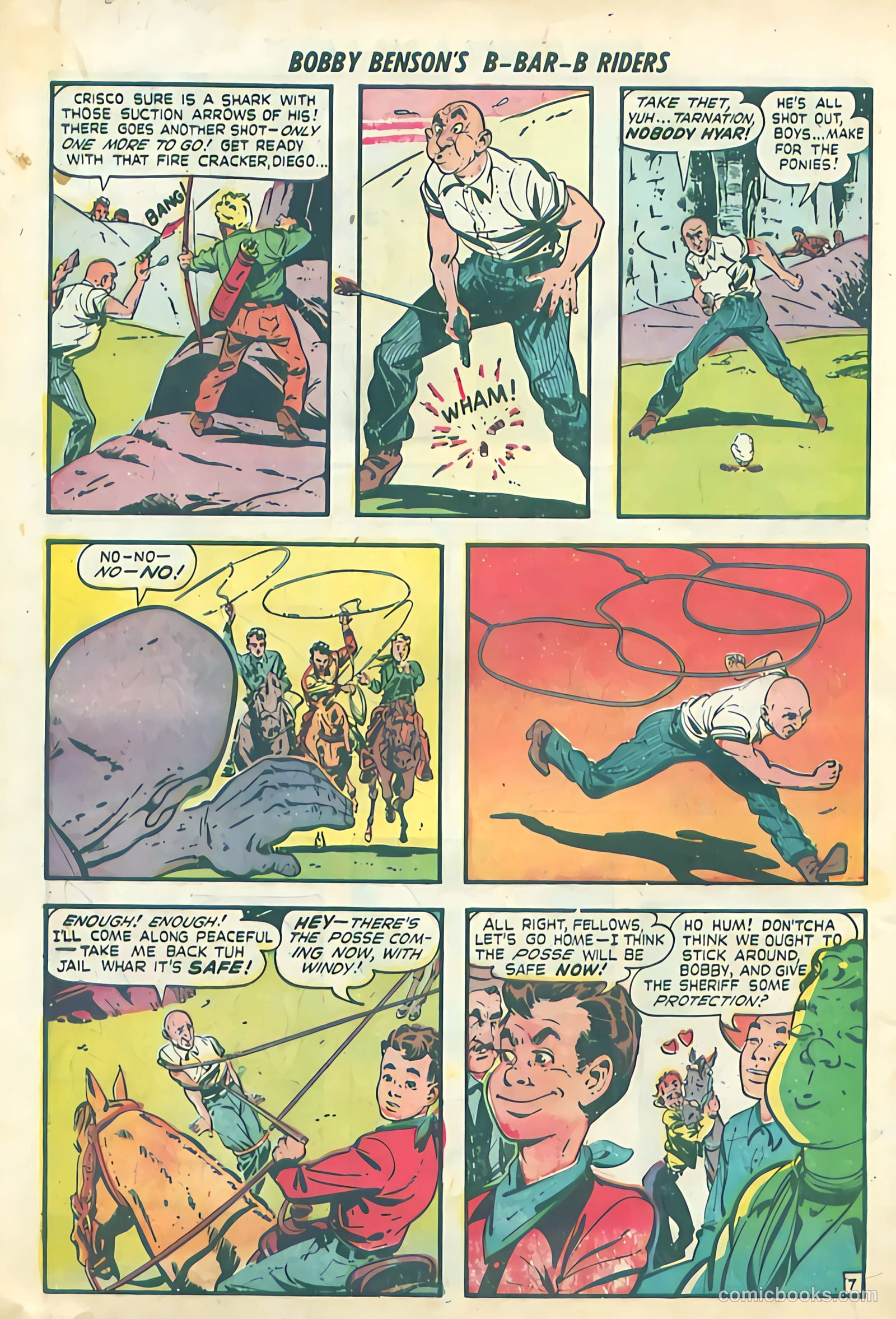 Bobby Benson's B-Bar-B Riders #4 — page 34 of 36