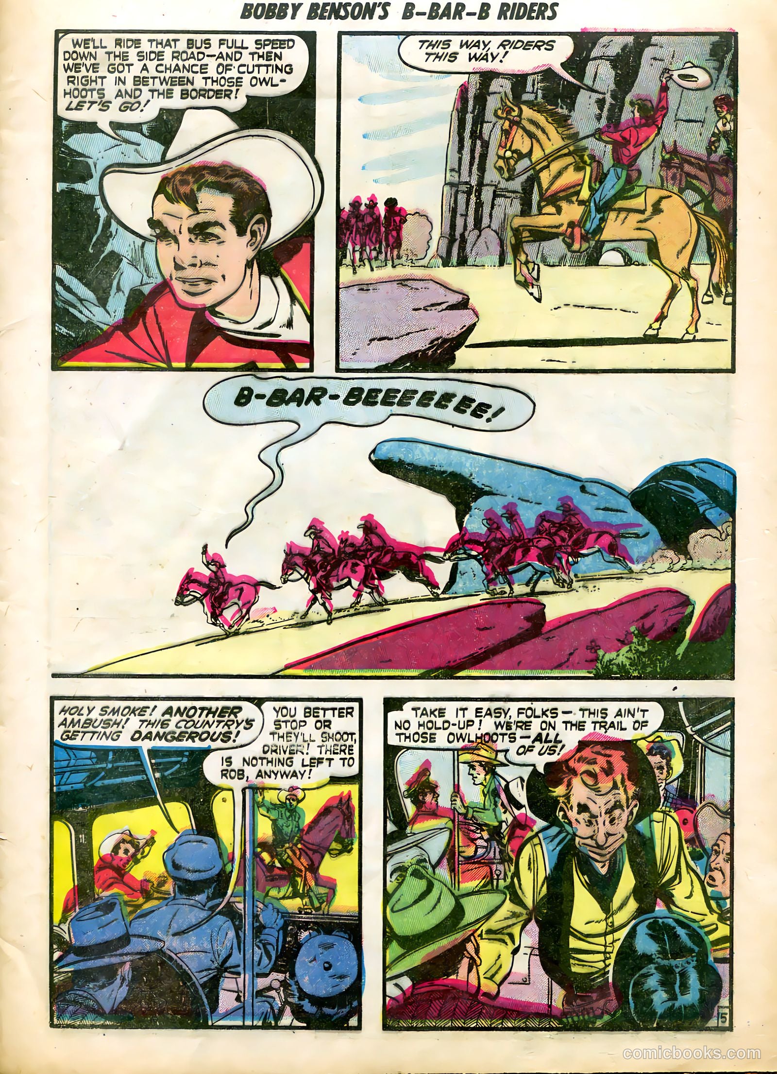 Bobby Benson's B-Bar-B Riders #5 — page 7 of 36