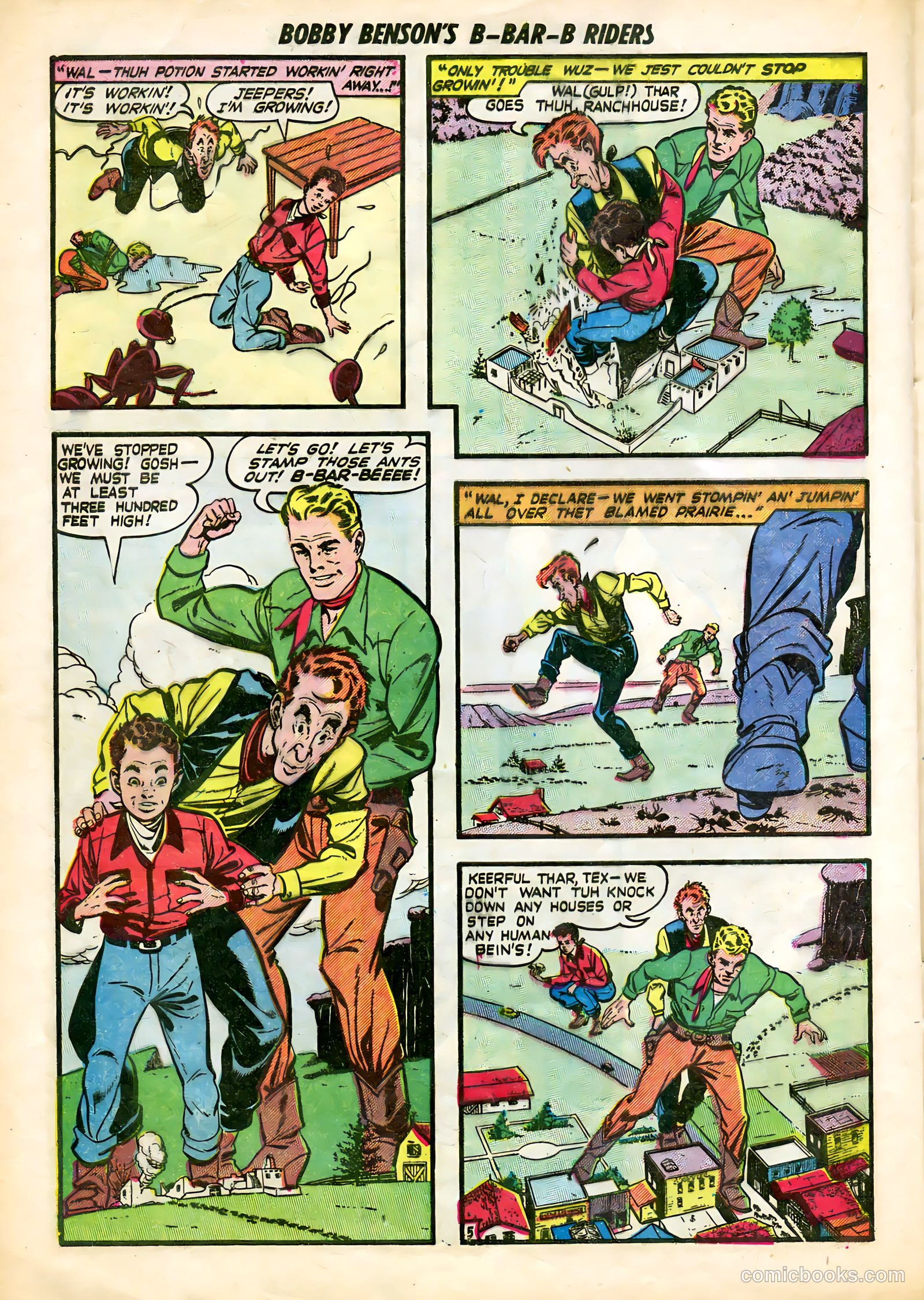 Bobby Benson's B-Bar-B Riders #5 — page 22 of 36