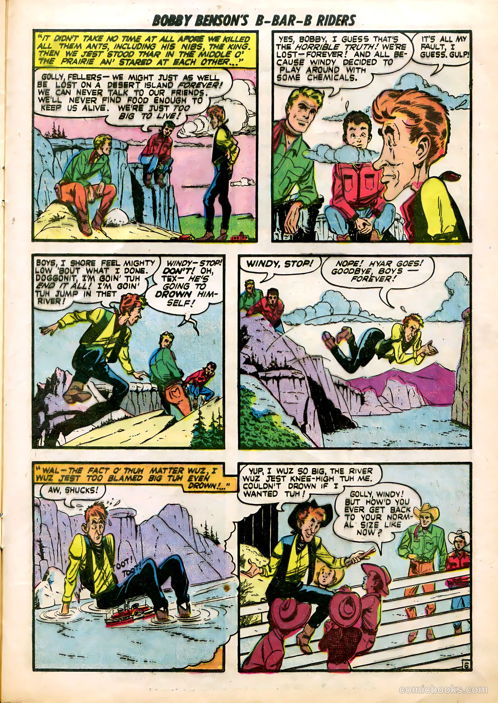 Bobby Benson's B-Bar-B Riders #5 — page 23 of 36