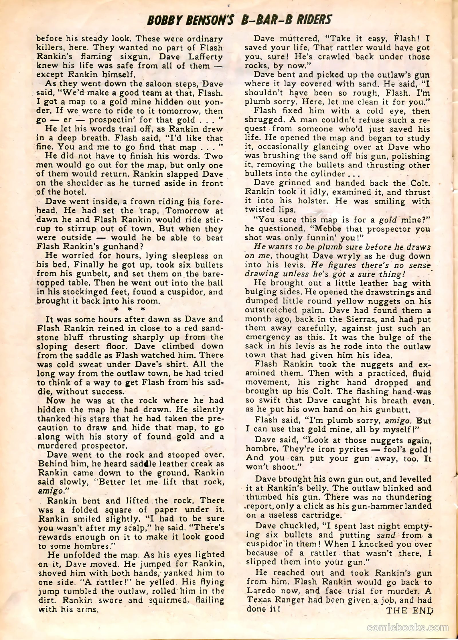 Bobby Benson's B-Bar-B Riders #5 — page 26 of 36