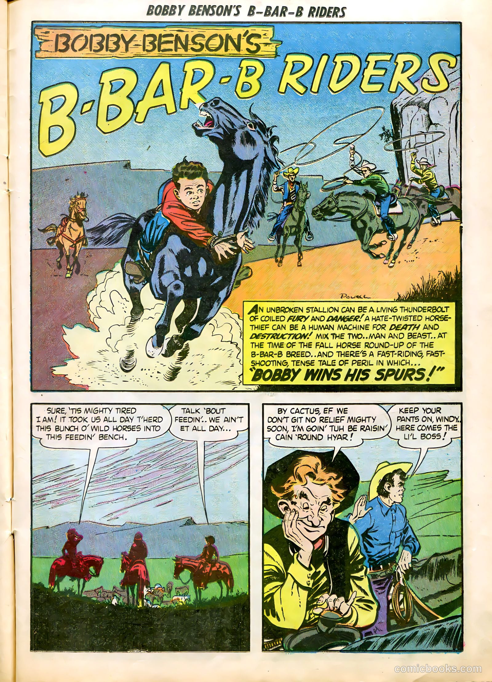 Bobby Benson's B-Bar-B Riders #5 — page 27 of 36