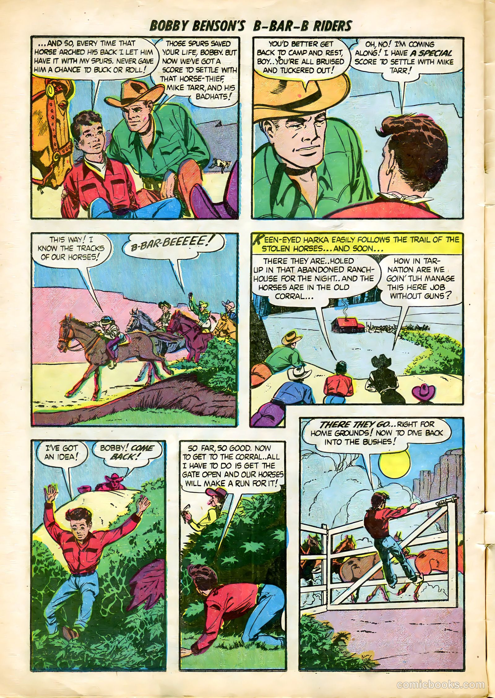 Bobby Benson's B-Bar-B Riders #5 — page 32 of 36