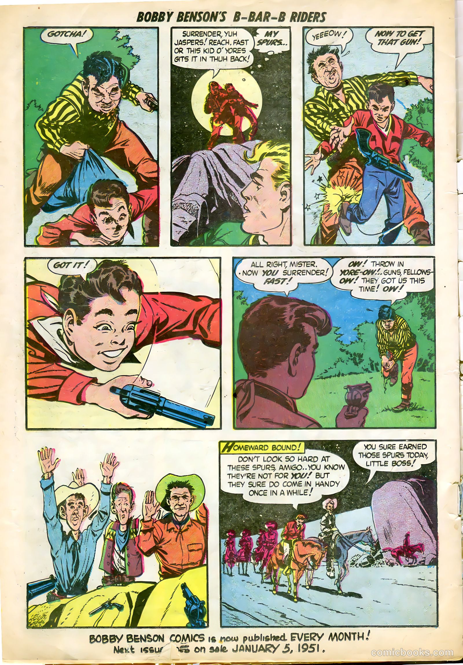 Bobby Benson's B-Bar-B Riders #5 — page 34 of 36