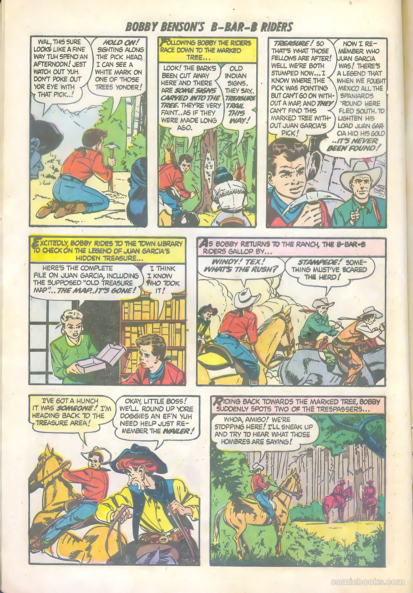 Bobby Benson's B-Bar-B Riders #6 — page 14 of 36