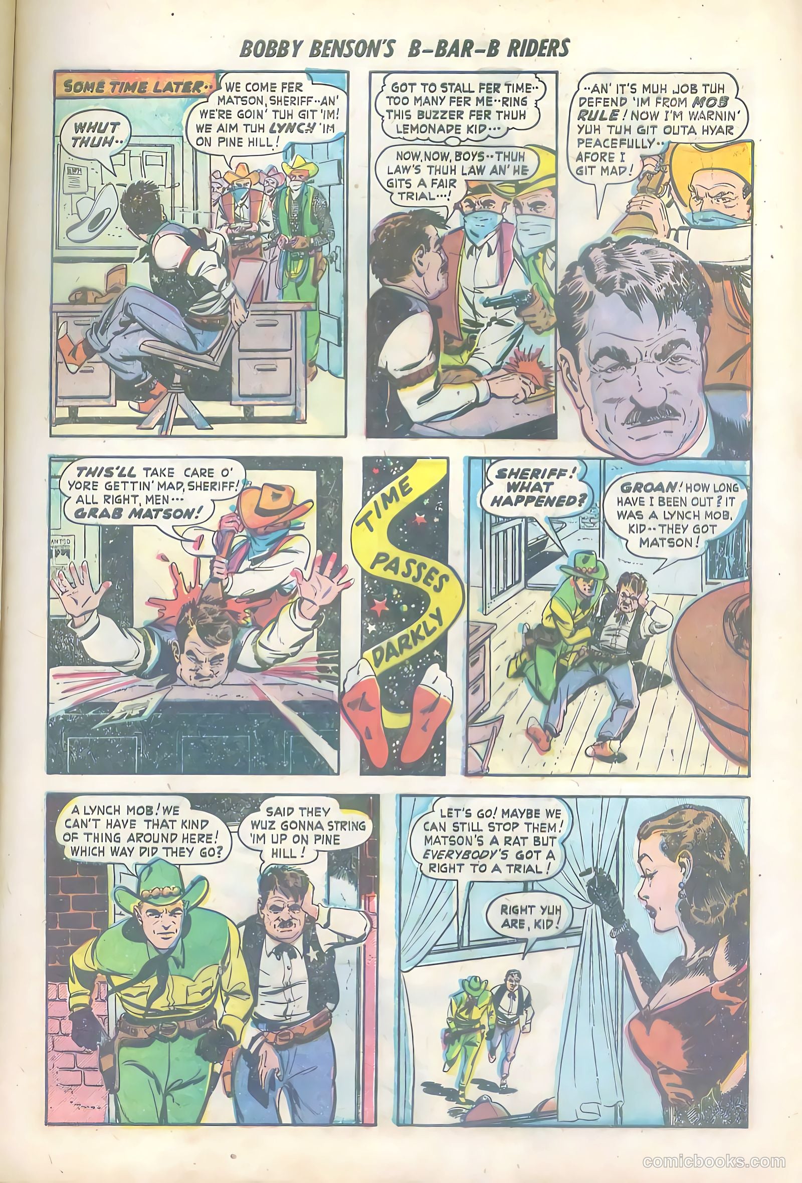 Bobby Benson's B-Bar-B Riders #6 — page 21 of 36