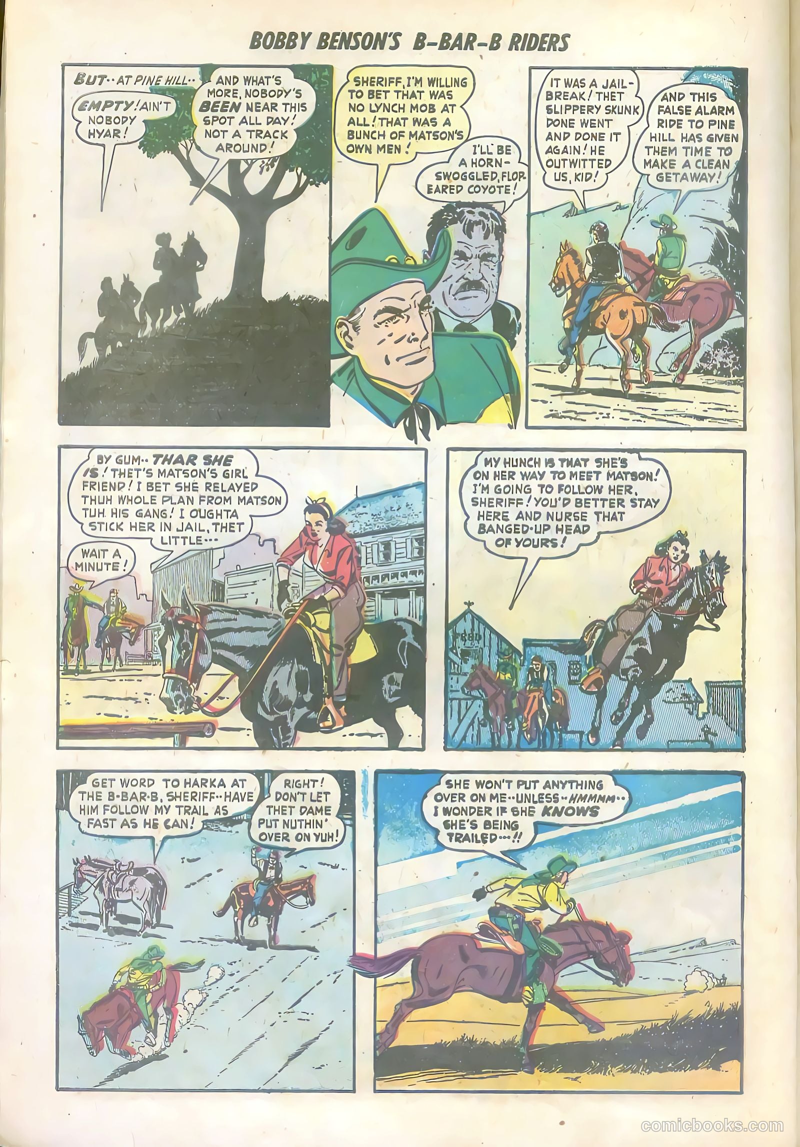 Bobby Benson's B-Bar-B Riders #6 — page 22 of 36
