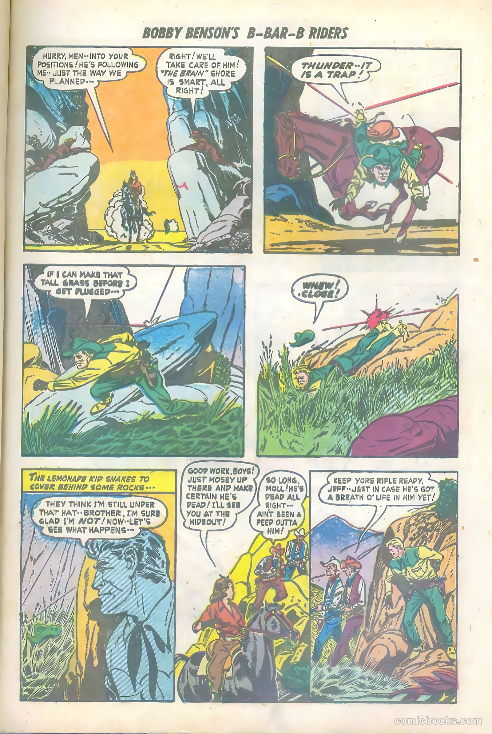 Bobby Benson's B-Bar-B Riders #6 — page 23 of 36
