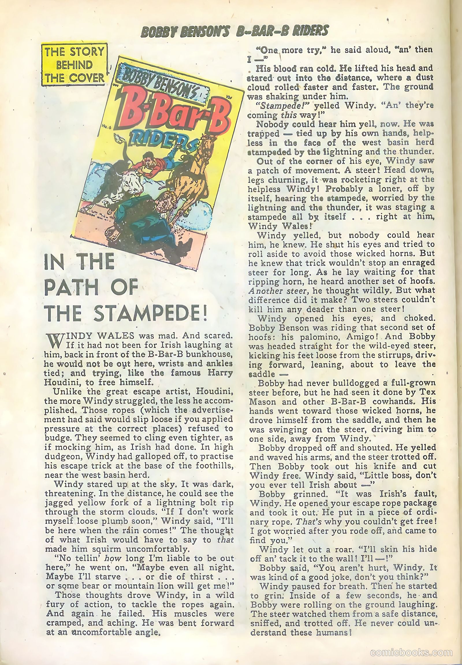 Bobby Benson's B-Bar-B Riders #6 — page 26 of 36