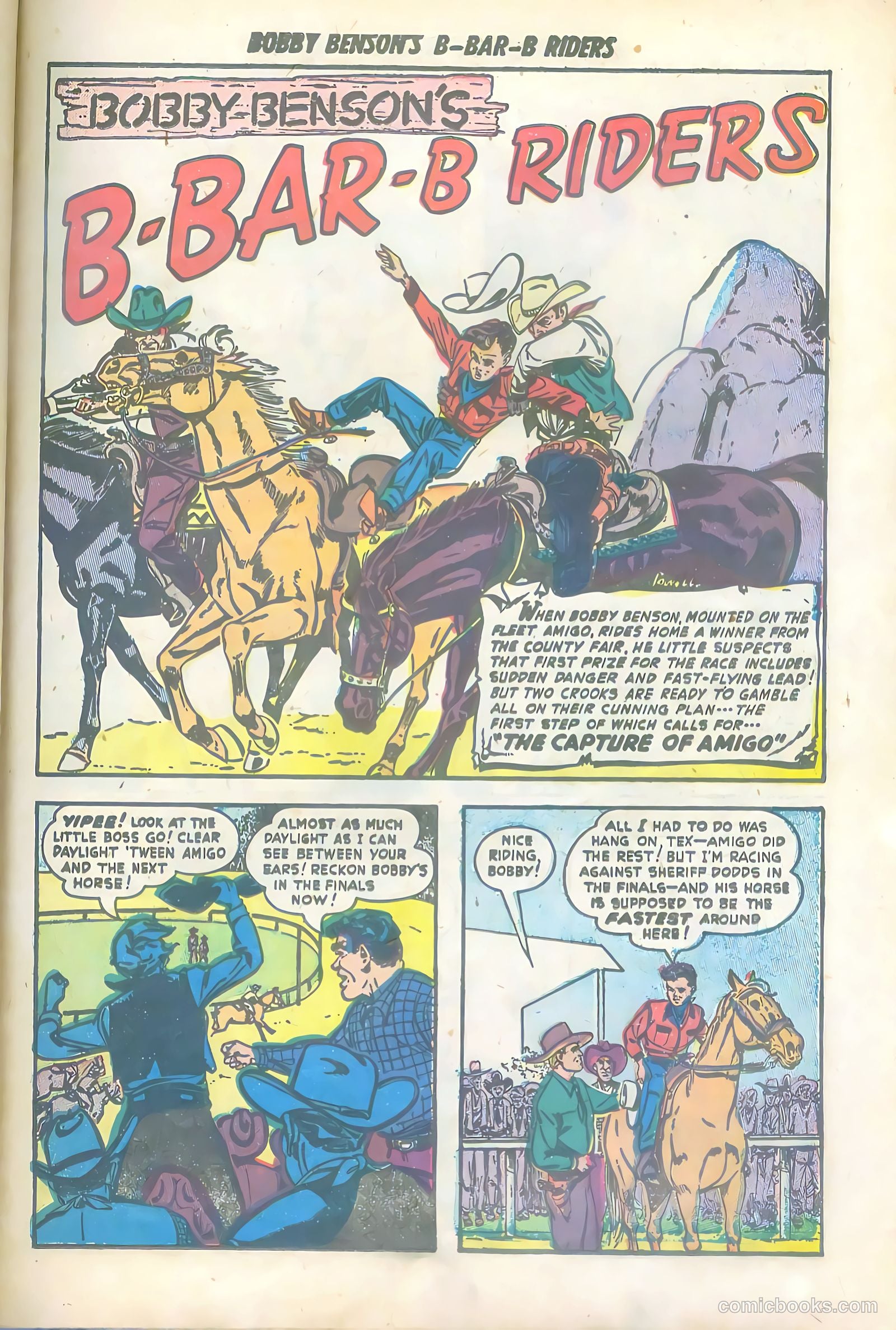Bobby Benson's B-Bar-B Riders #6 — page 27 of 36