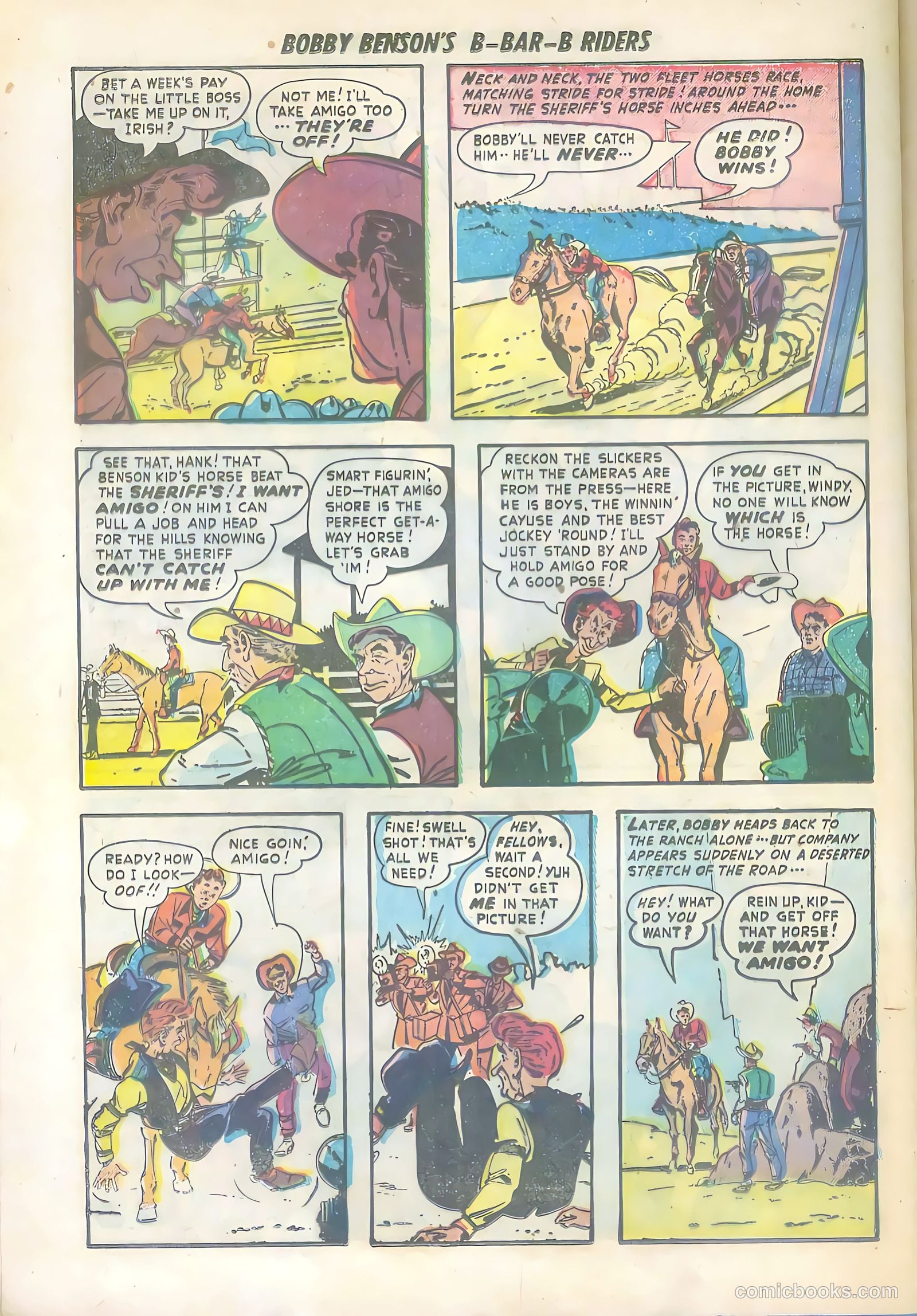 Bobby Benson's B-Bar-B Riders #6 — page 28 of 36