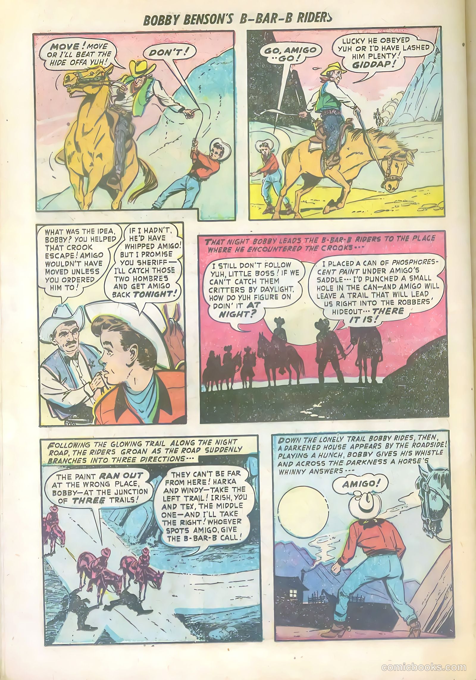 Bobby Benson's B-Bar-B Riders #6 — page 32 of 36