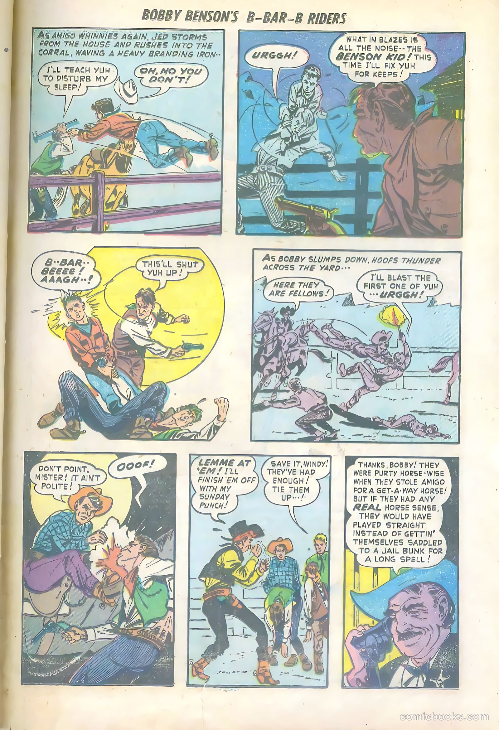 Bobby Benson's B-Bar-B Riders #6 — page 33 of 36