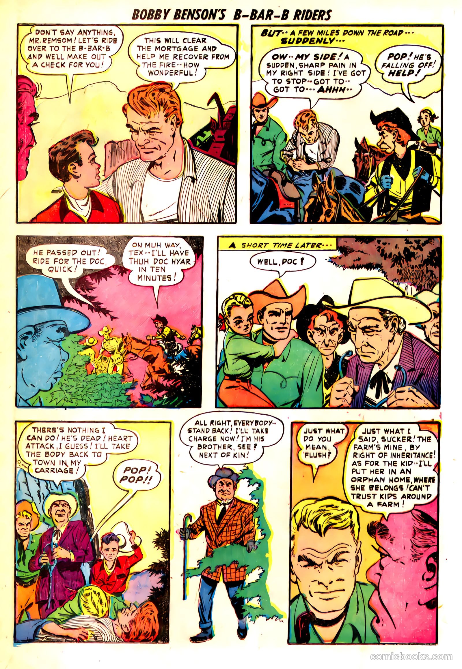Bobby Benson's B-Bar-B Riders #7 — page 6 of 36