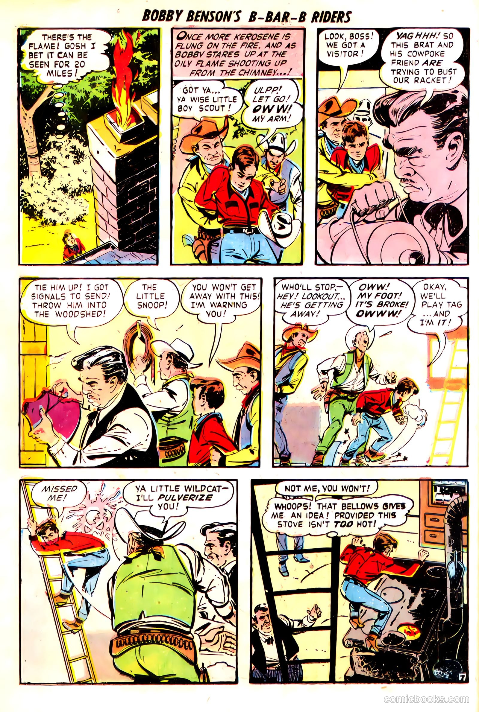 Bobby Benson's B-Bar-B Riders #7 — page 32 of 36