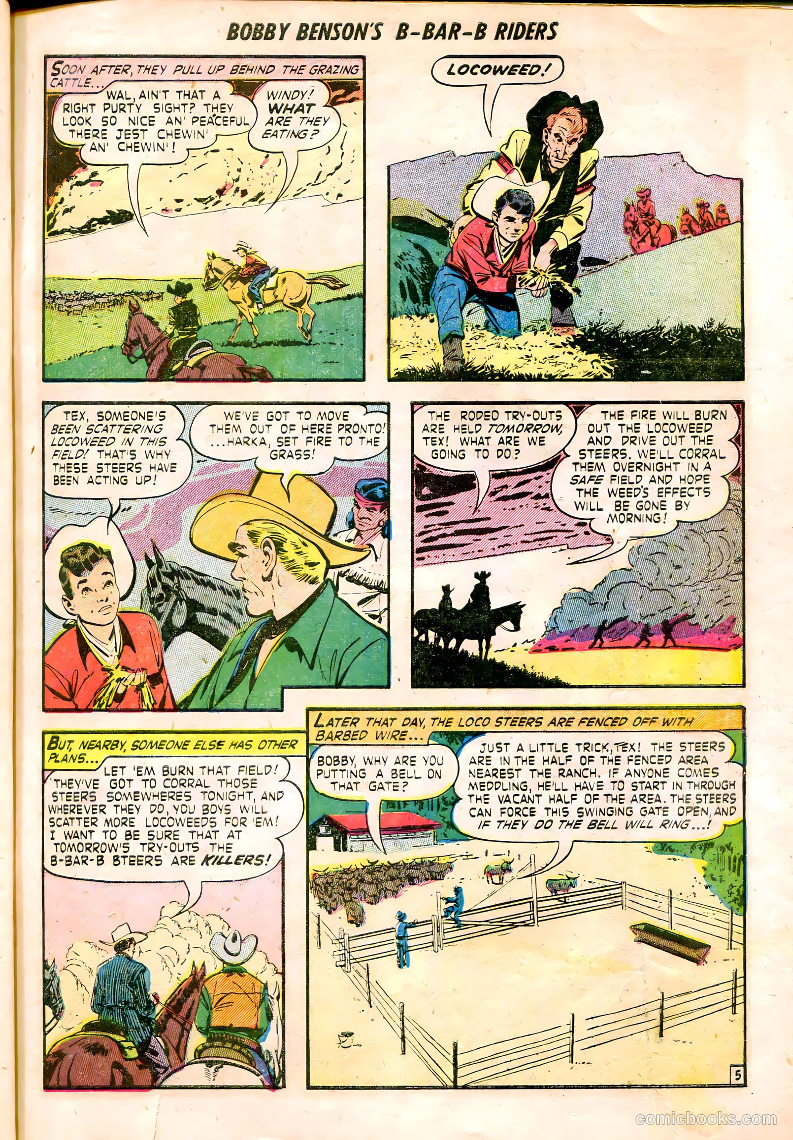 Bobby Benson's B-Bar-B Riders #8 — page 16 of 37