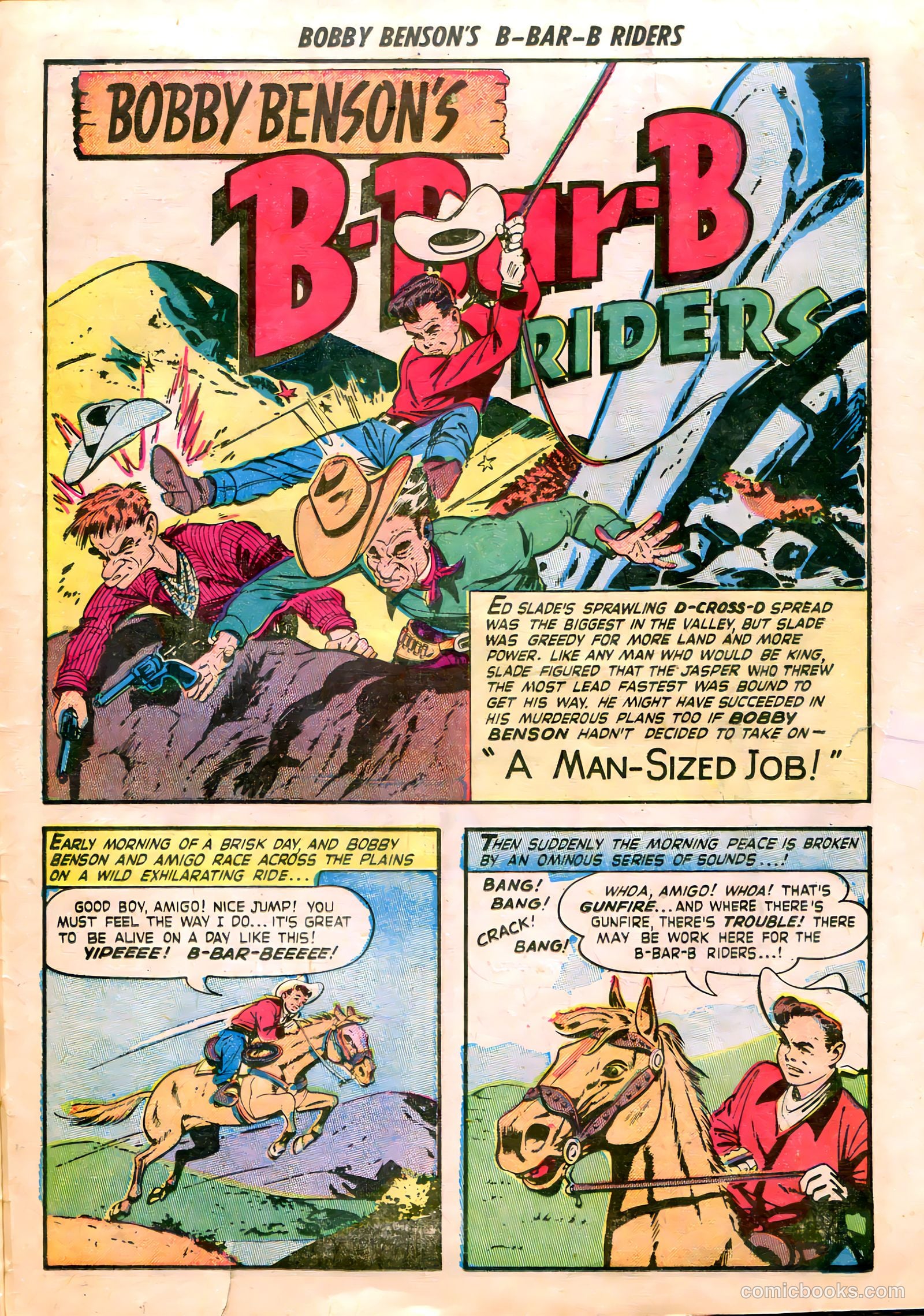 Bobby Benson's B-Bar-B Riders #8 — page 28 of 37