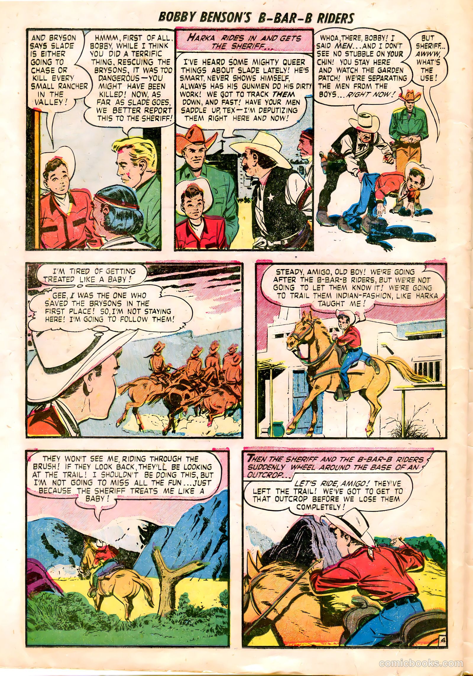 Bobby Benson's B-Bar-B Riders #8 — page 31 of 37