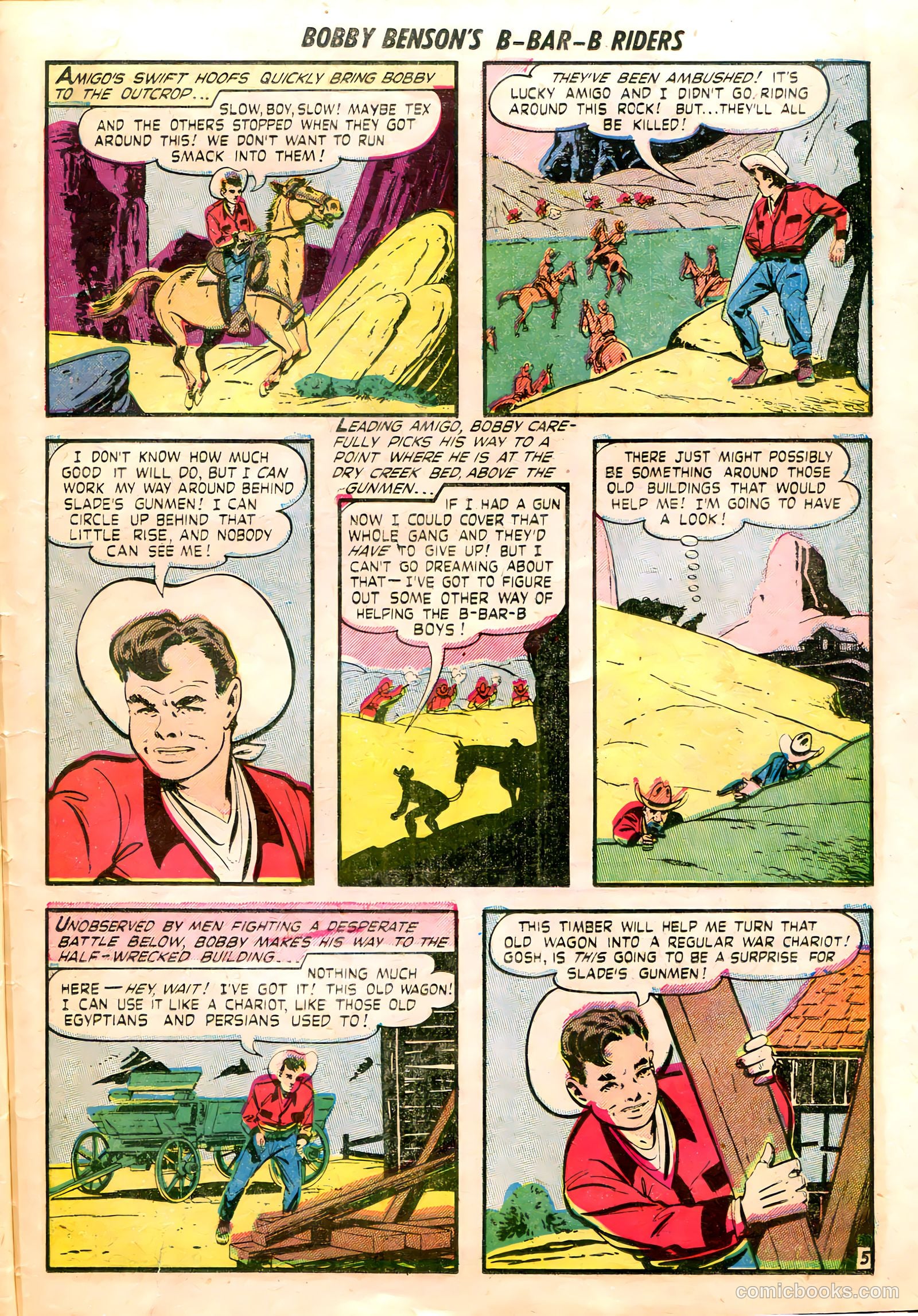Bobby Benson's B-Bar-B Riders #8 — page 32 of 37