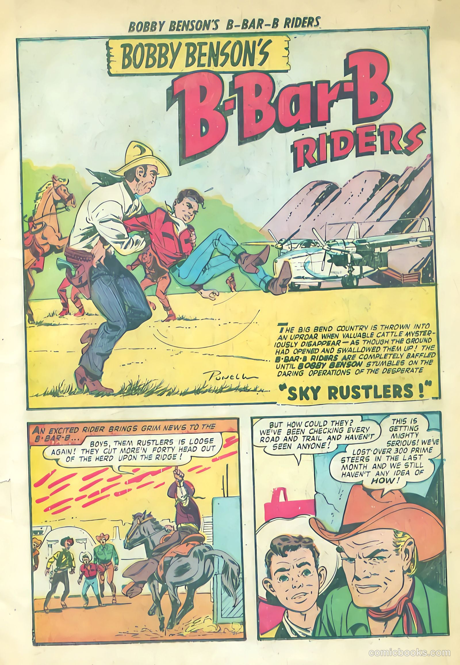 Bobby Benson's B-Bar-B Riders #9 — page 3 of 36