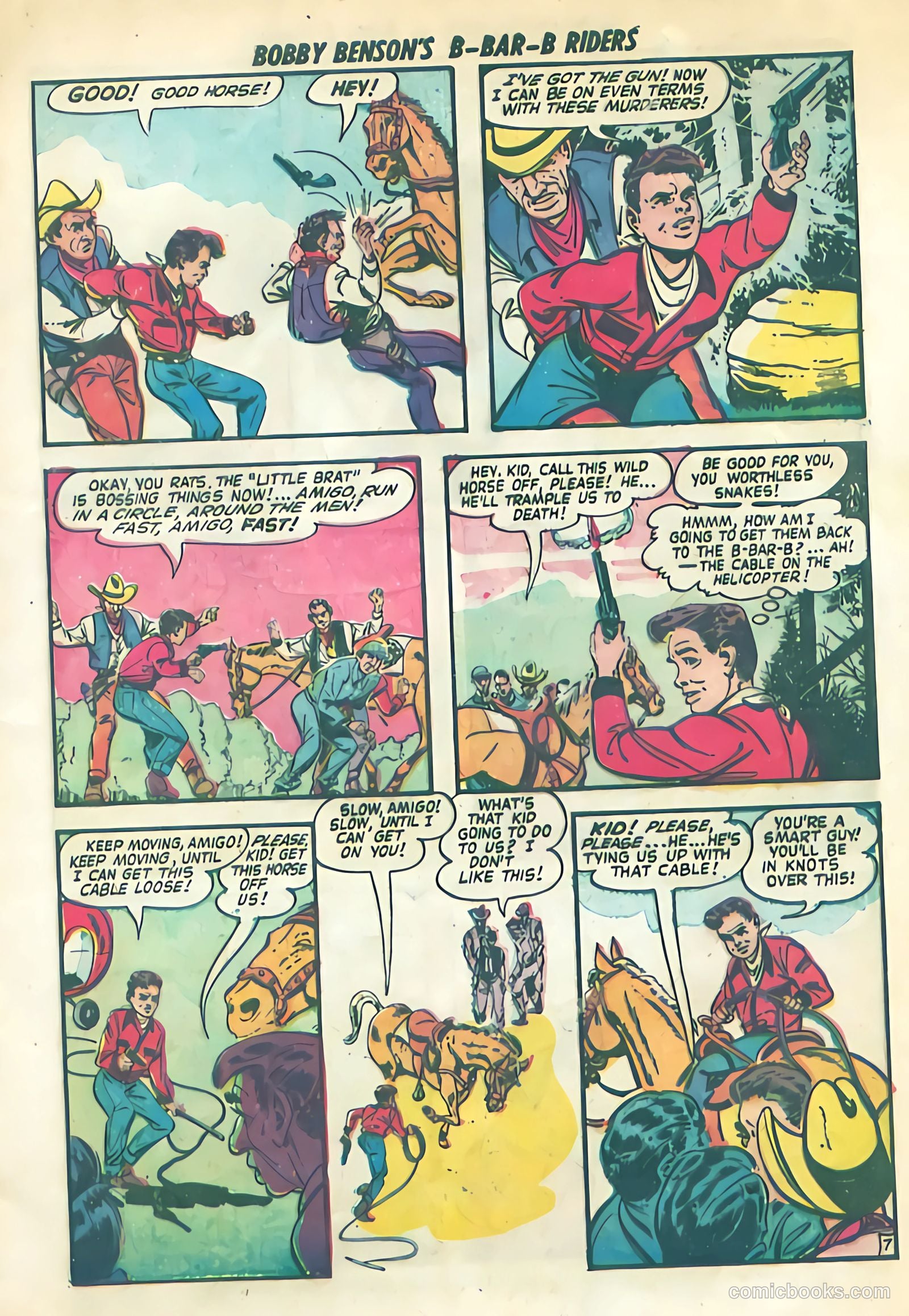 Bobby Benson's B-Bar-B Riders #9 — page 9 of 36