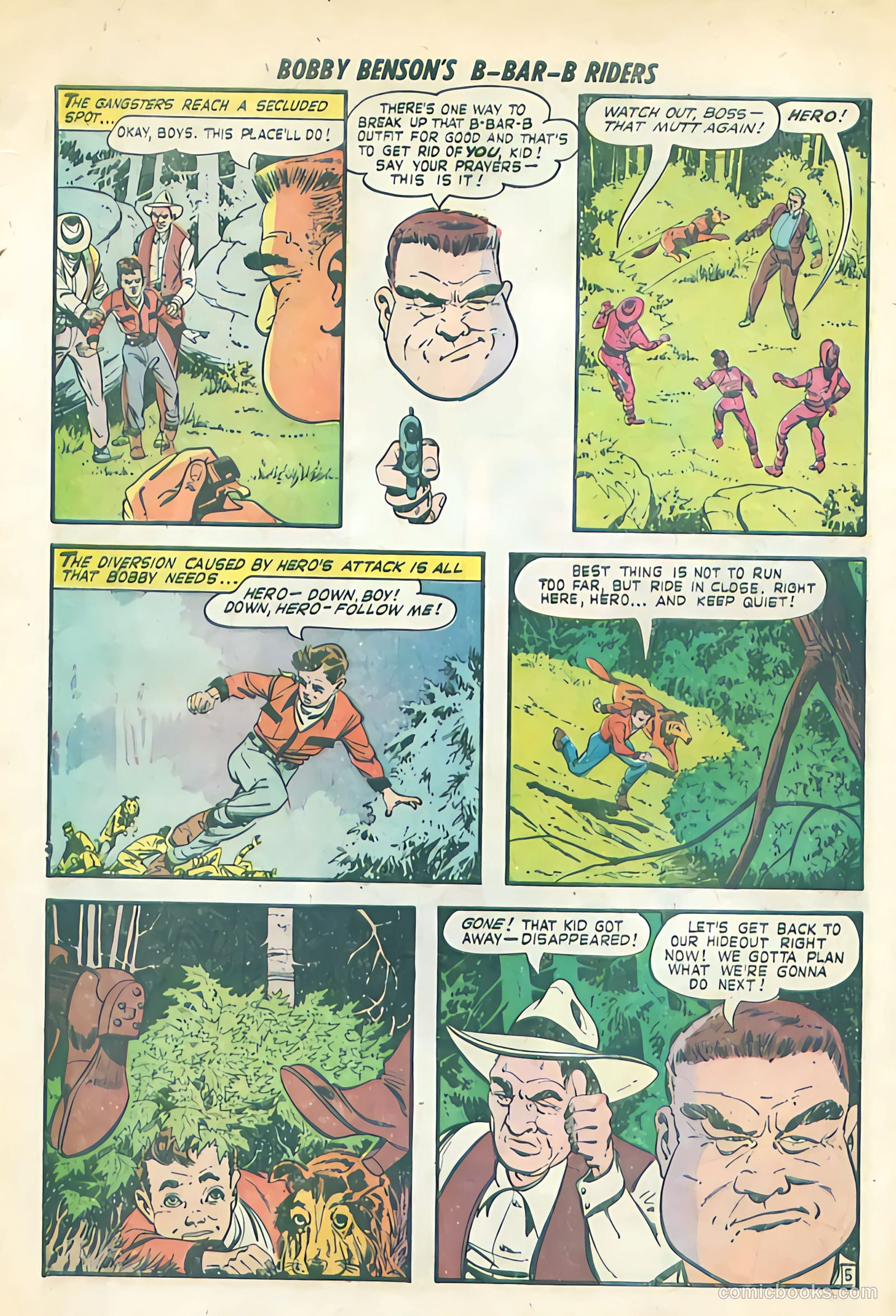 Bobby Benson's B-Bar-B Riders #9 — page 22 of 36