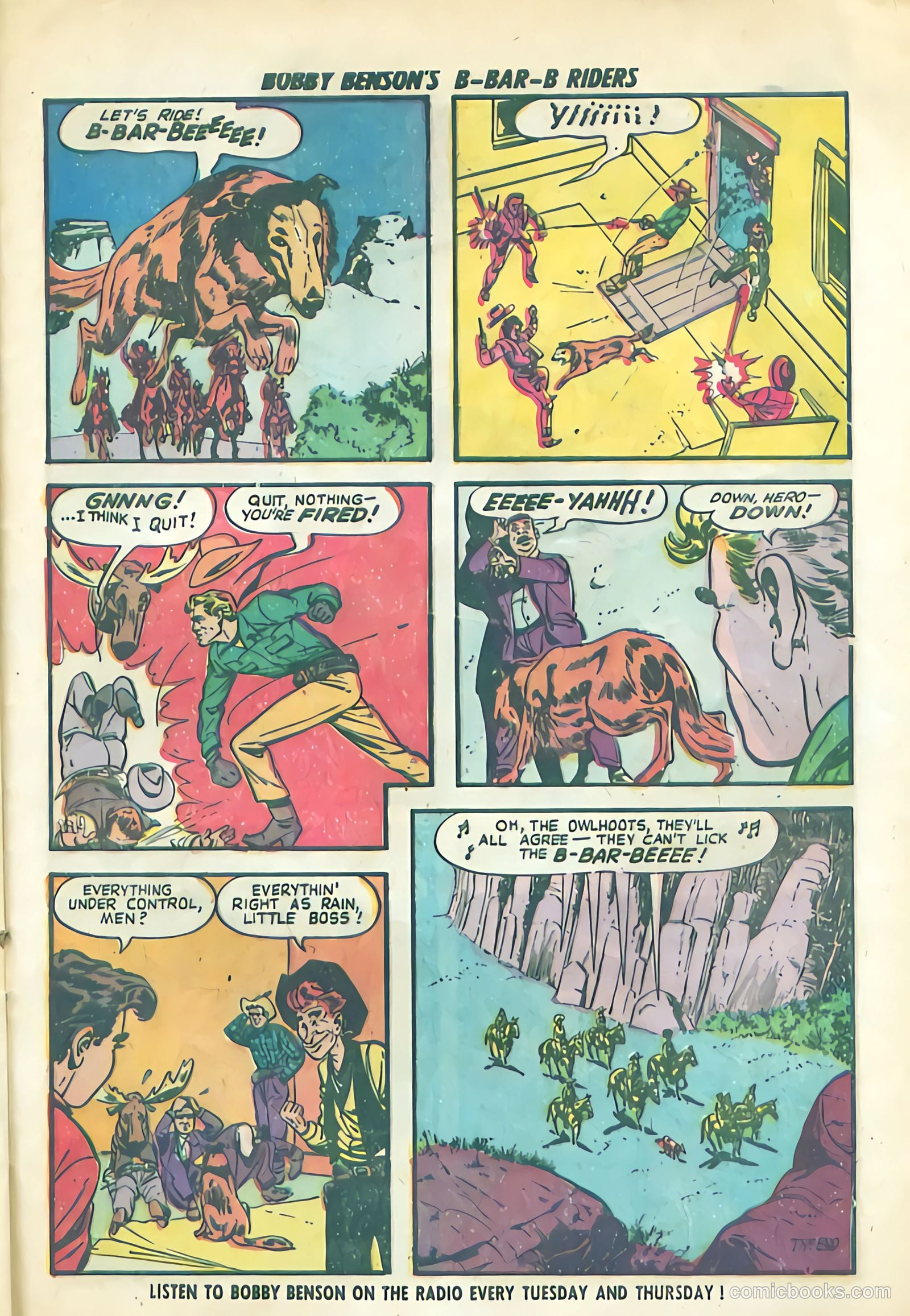 Bobby Benson's B-Bar-B Riders #9 — page 25 of 36