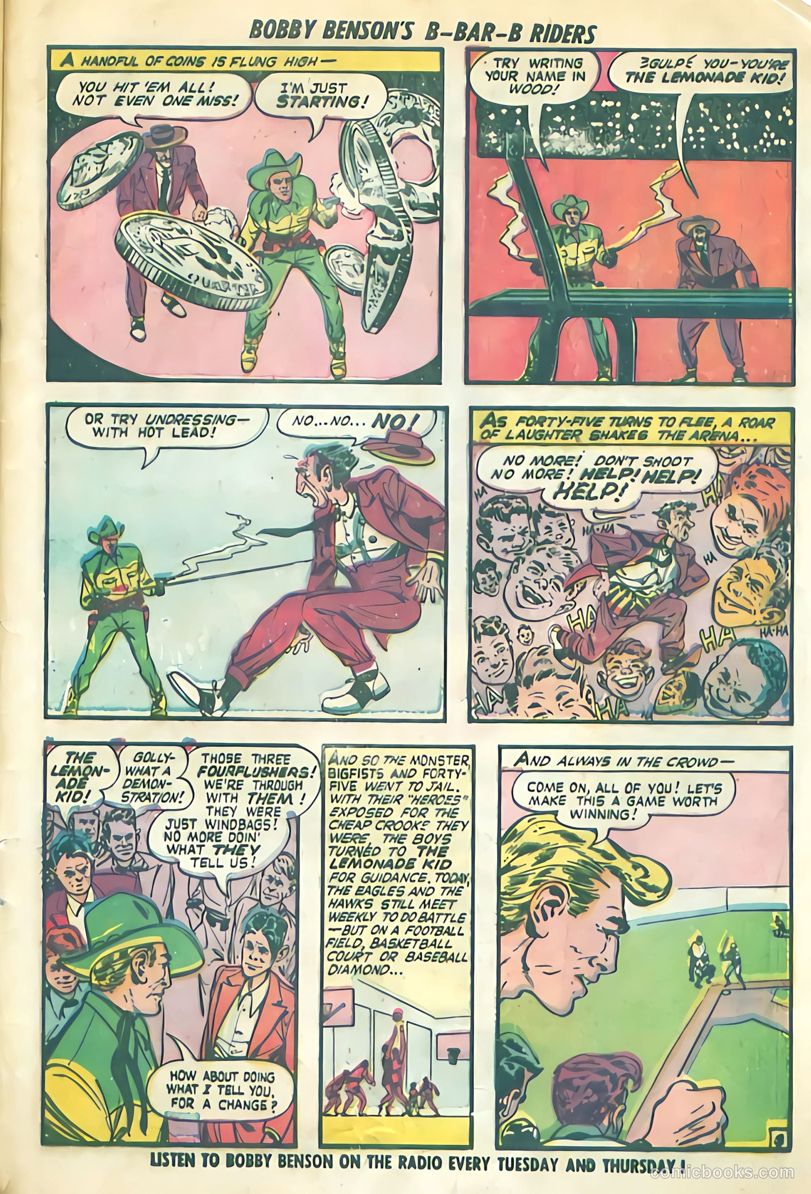 Bobby Benson's B-Bar-B Riders #9 — page 33 of 36