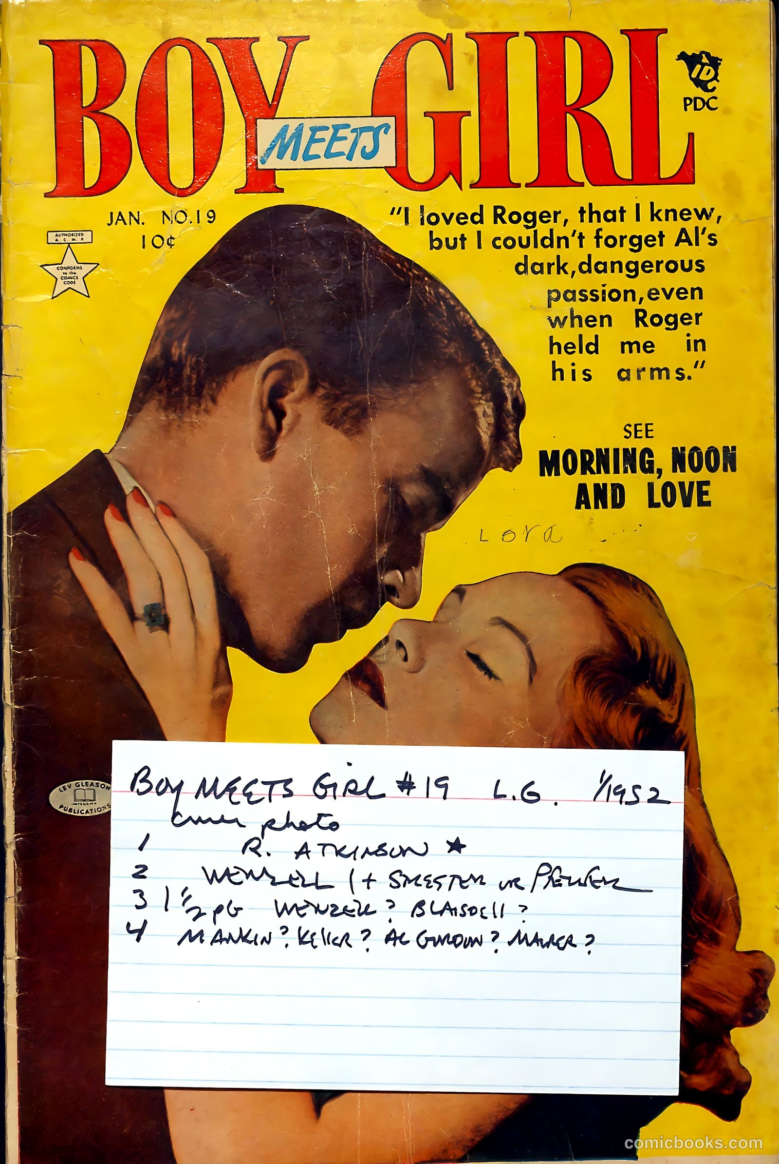 Boy Meets Girl #19 — page 37 of 37