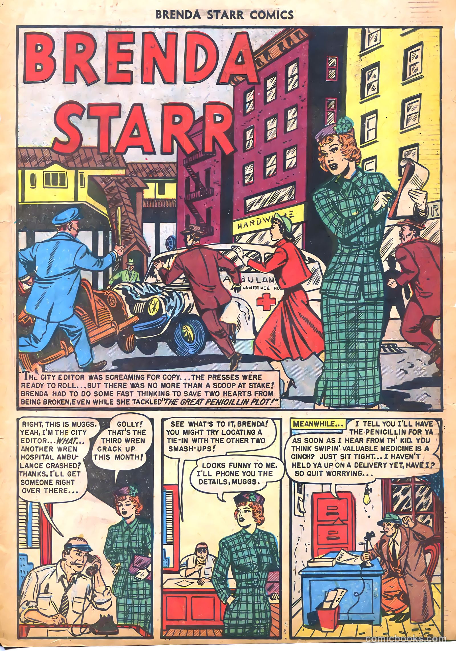 Brenda Starr Comics #10 — page 3 of 36