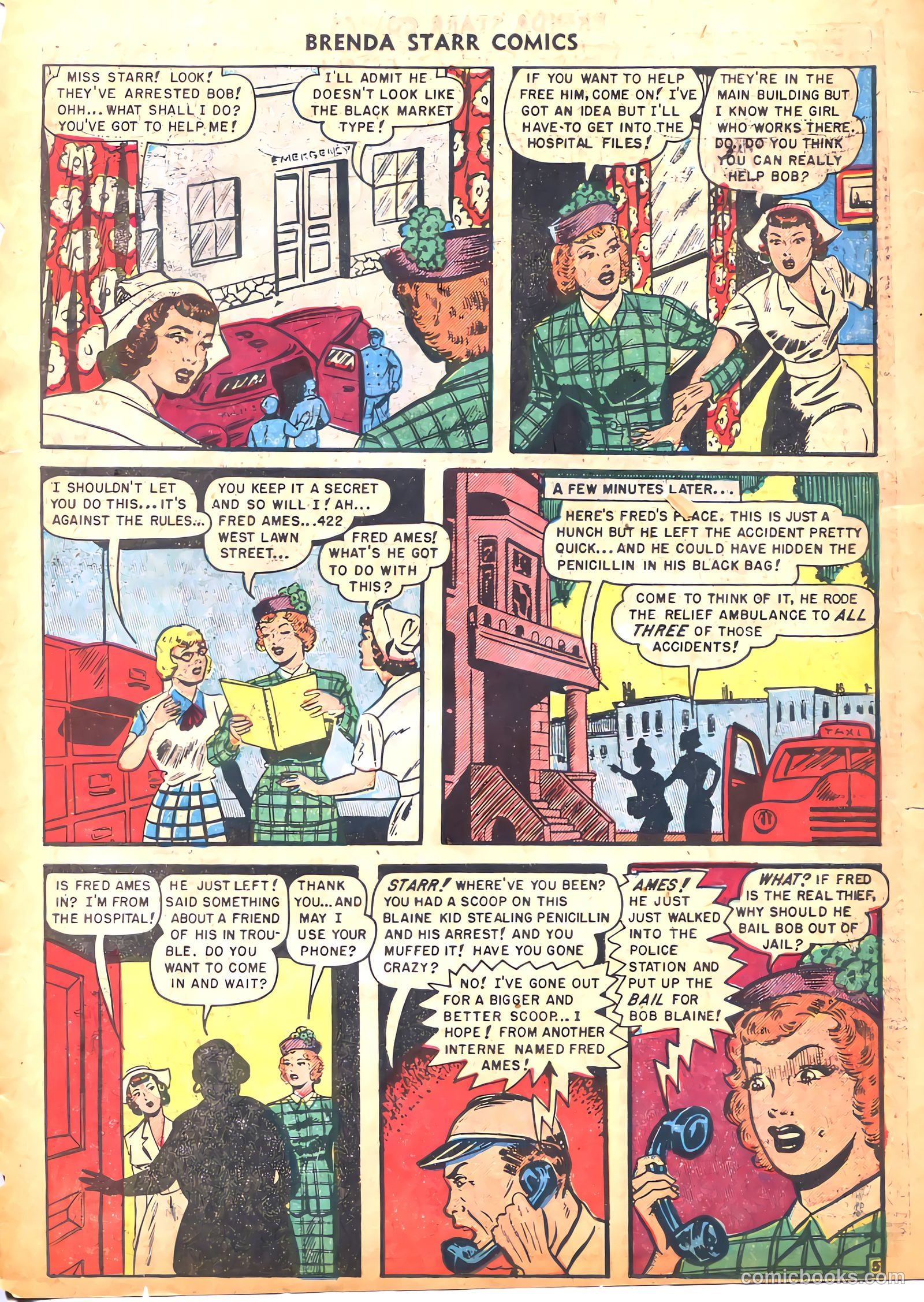 Brenda Starr Comics #10 — page 7 of 36