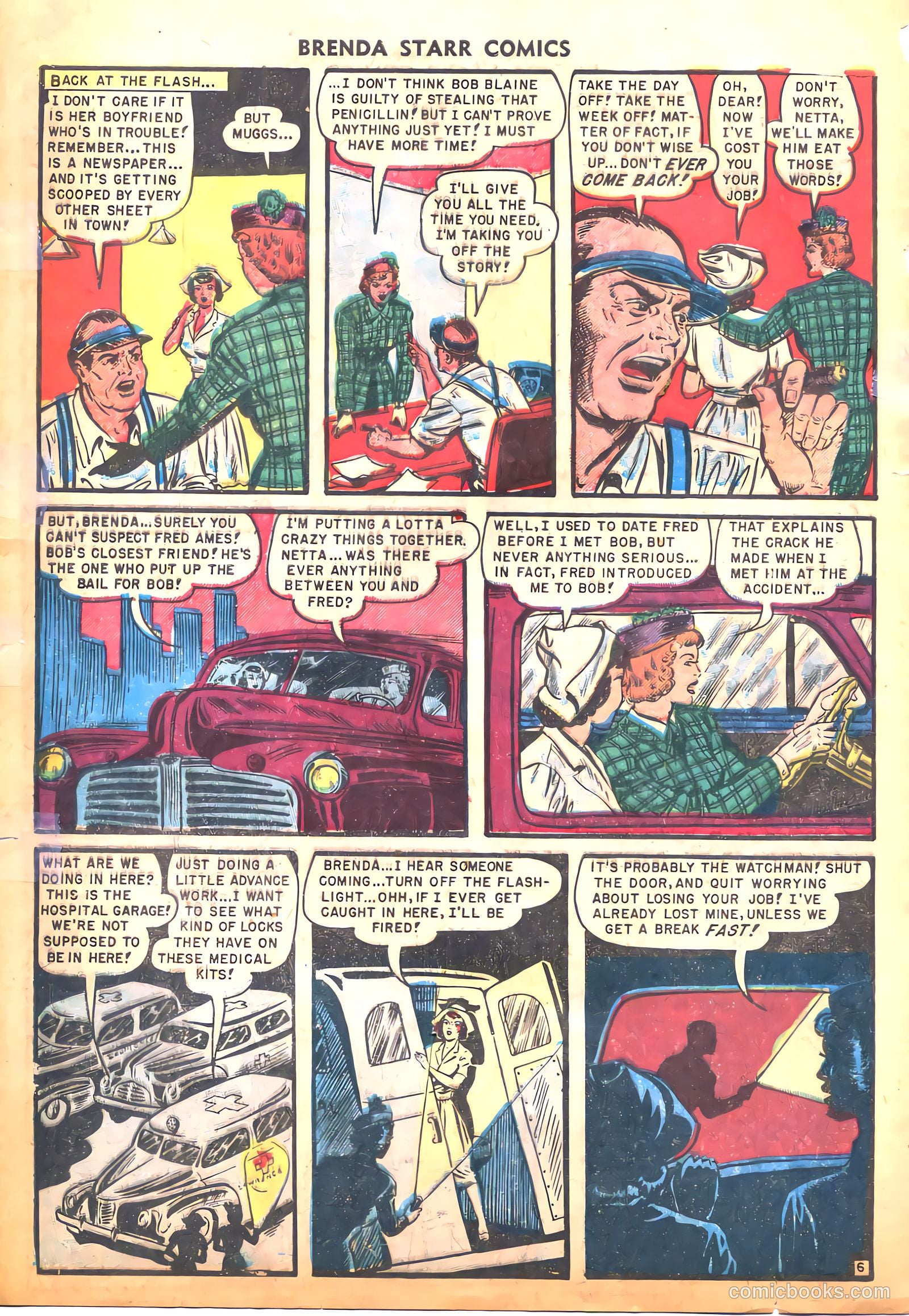 Brenda Starr Comics #10 — page 8 of 36