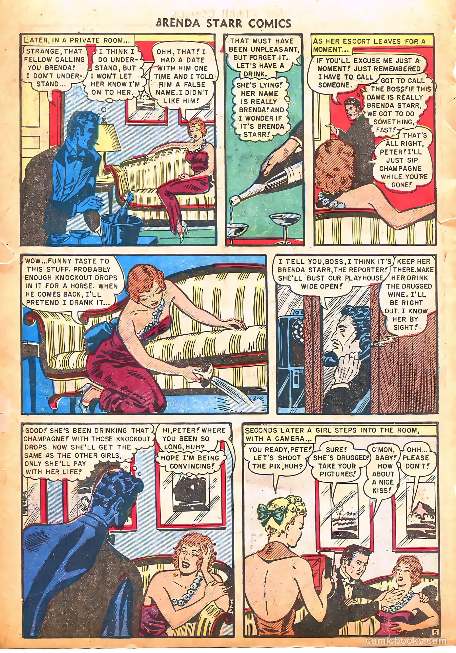 Brenda Starr Comics #10 — page 30 of 36