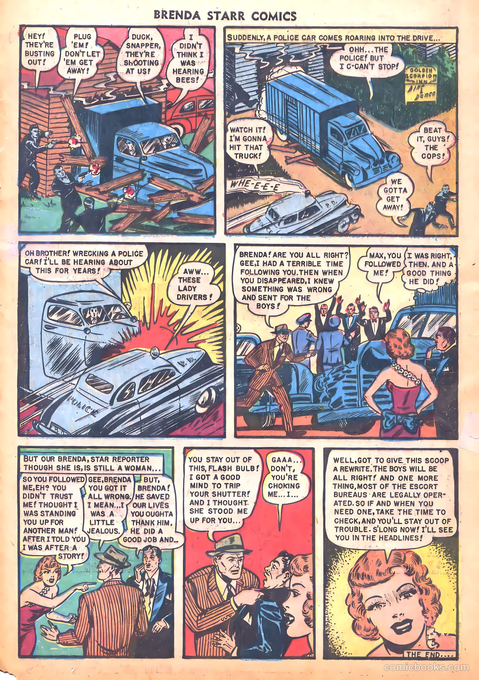 Brenda Starr Comics #10 — page 33 of 36
