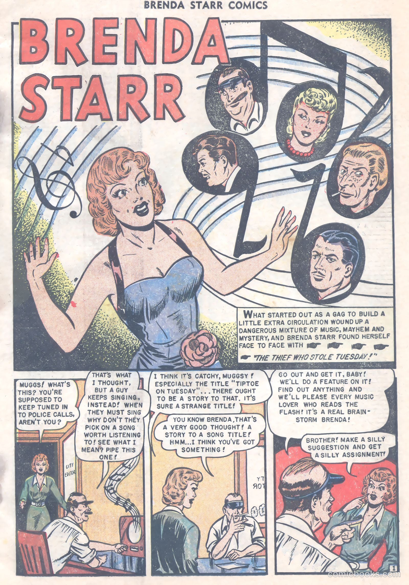 Brenda Starr Comics #11 — page 3 of 36