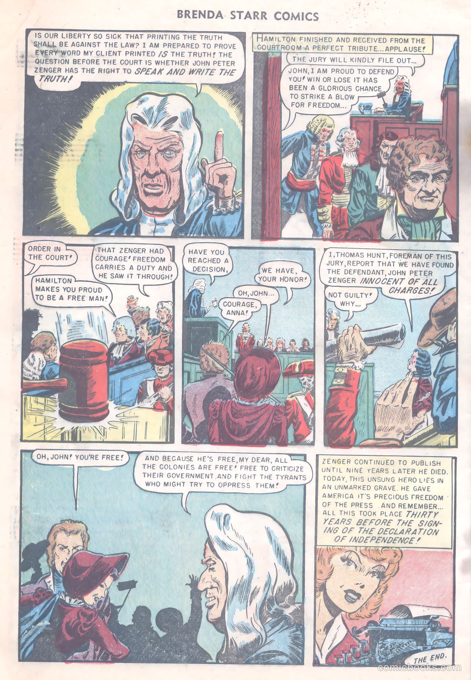 Brenda Starr Comics #11 — page 28 of 36