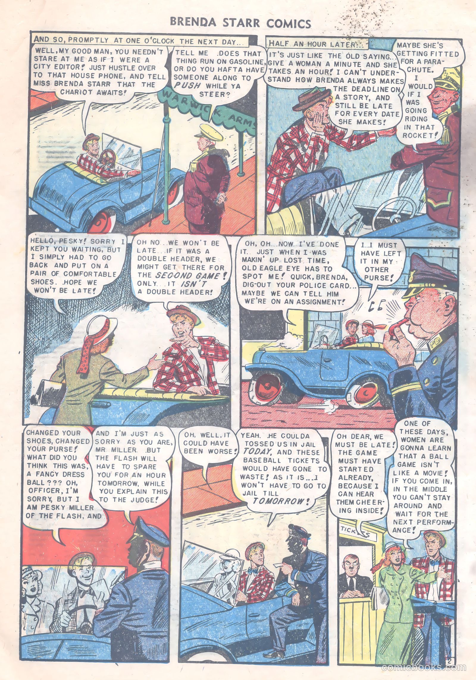 Brenda Starr Comics #11 — page 30 of 36