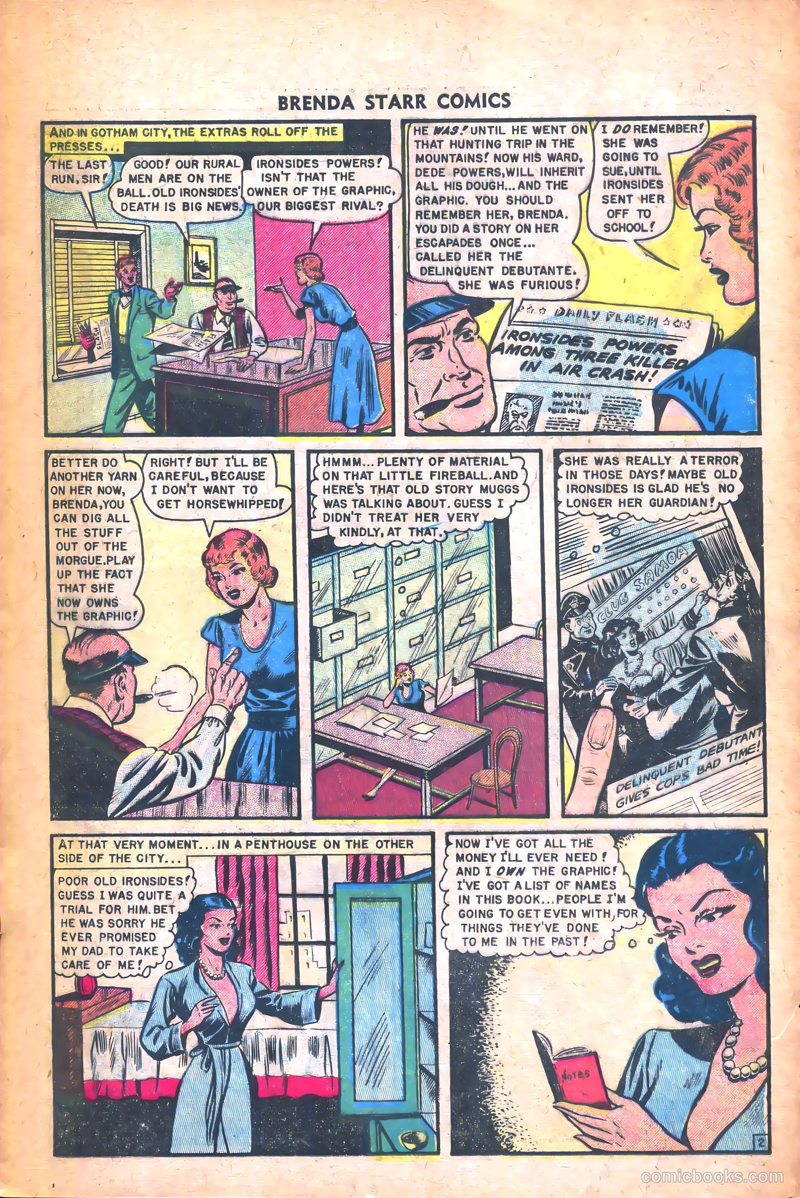 Brenda Starr Comics #12 — page 13 of 36