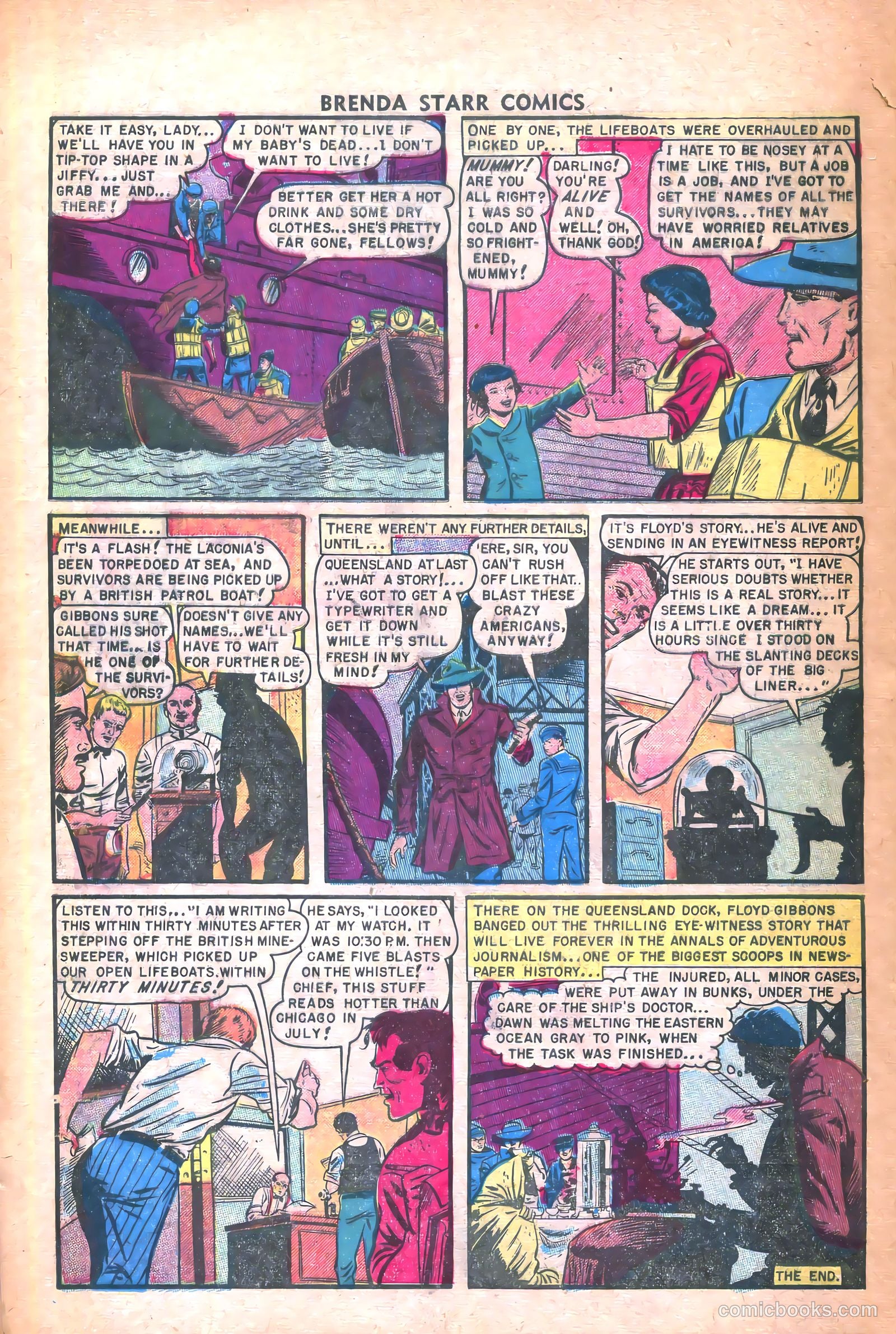 Brenda Starr Comics #12 — page 28 of 36