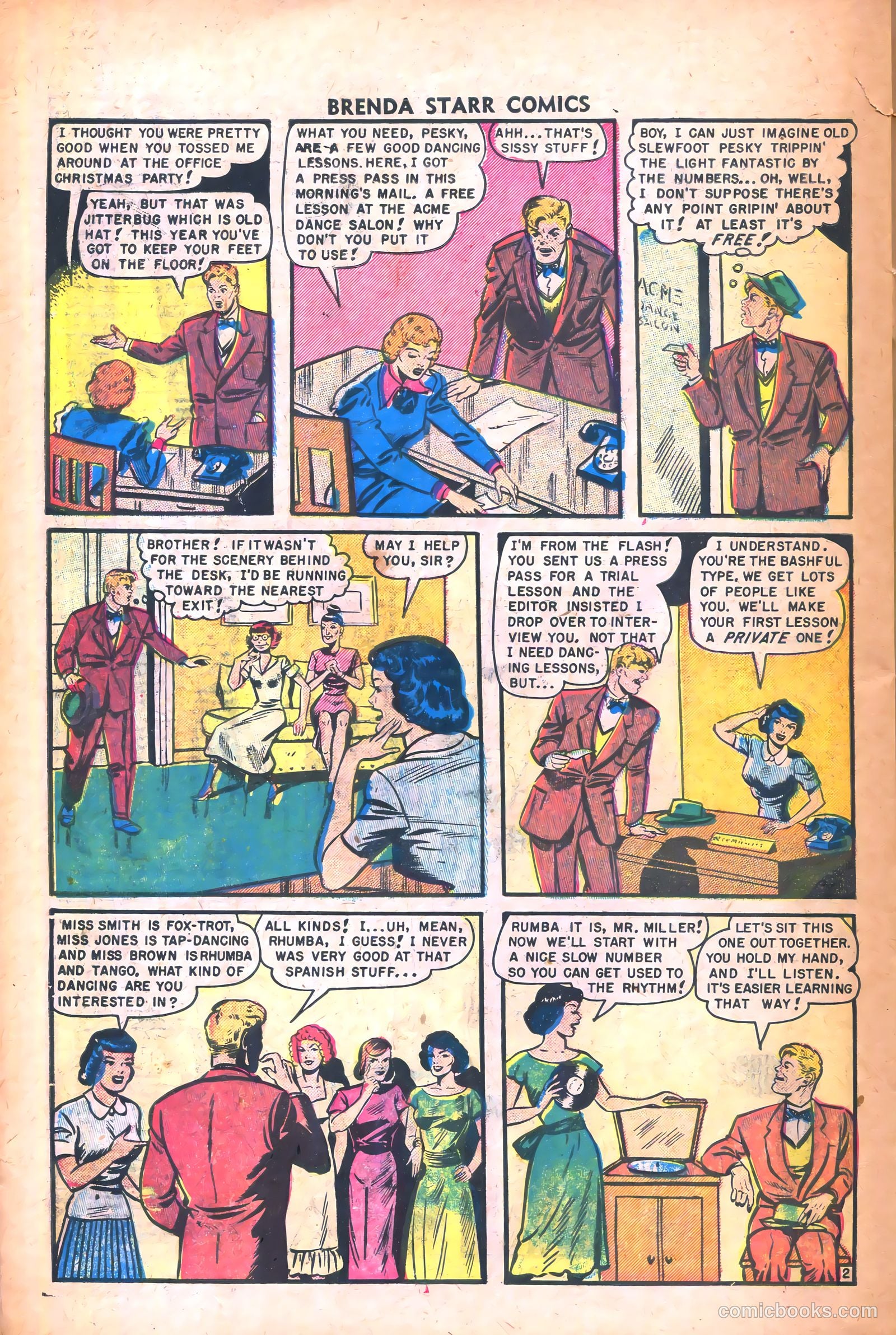 Brenda Starr Comics #12 — page 30 of 36