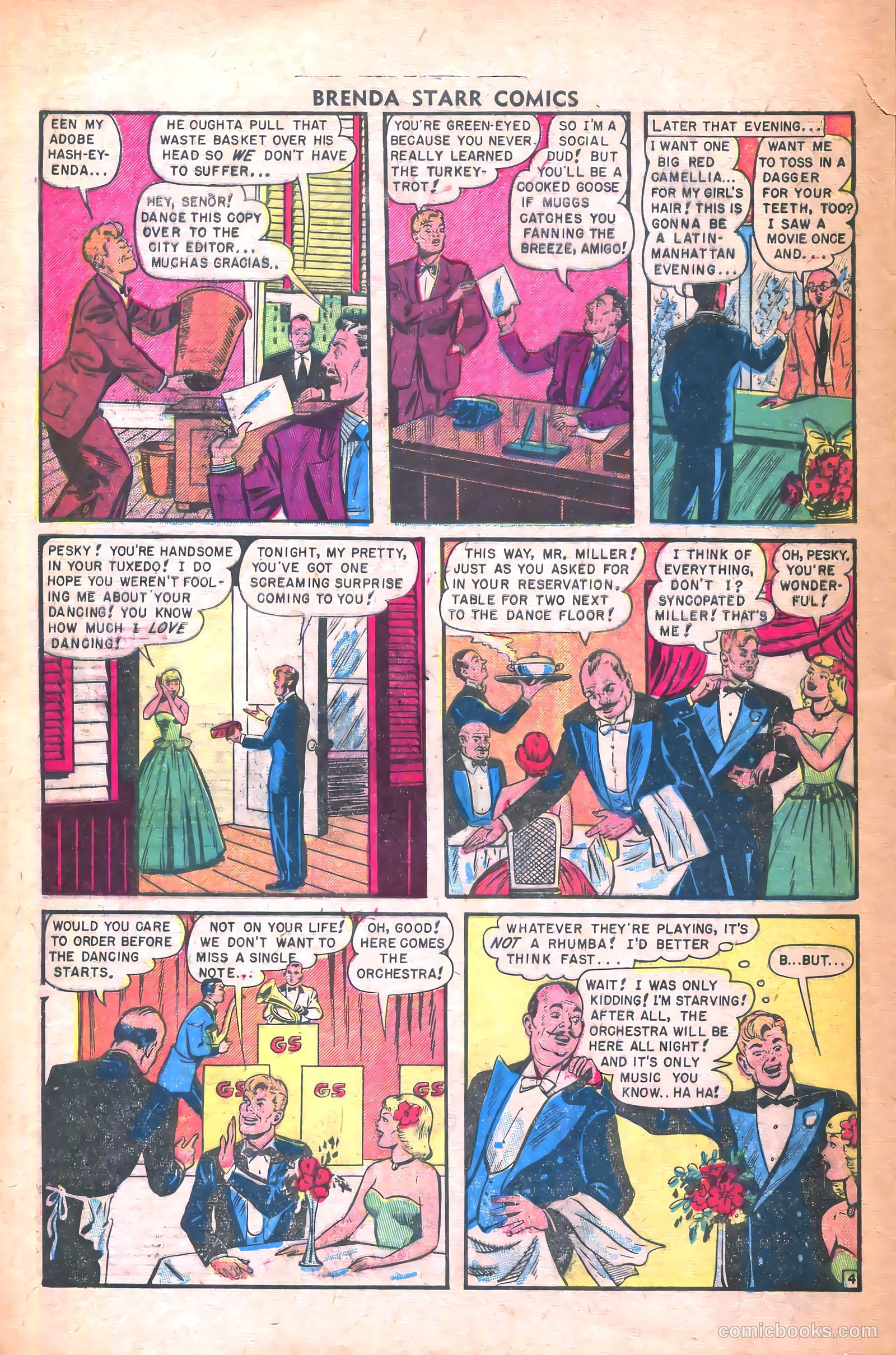 Brenda Starr Comics #12 — page 32 of 36