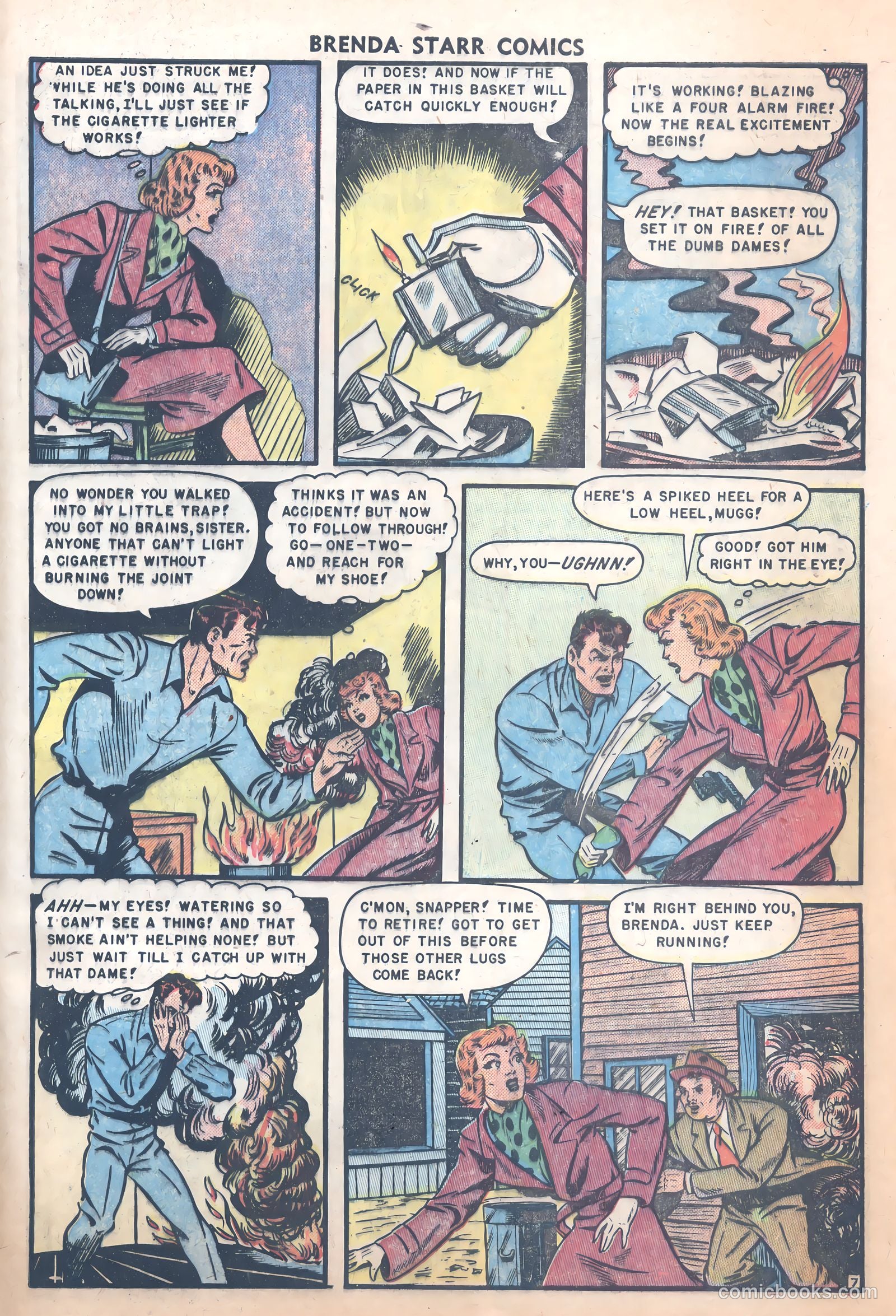 Brenda Starr Comics #8 — page 9 of 36