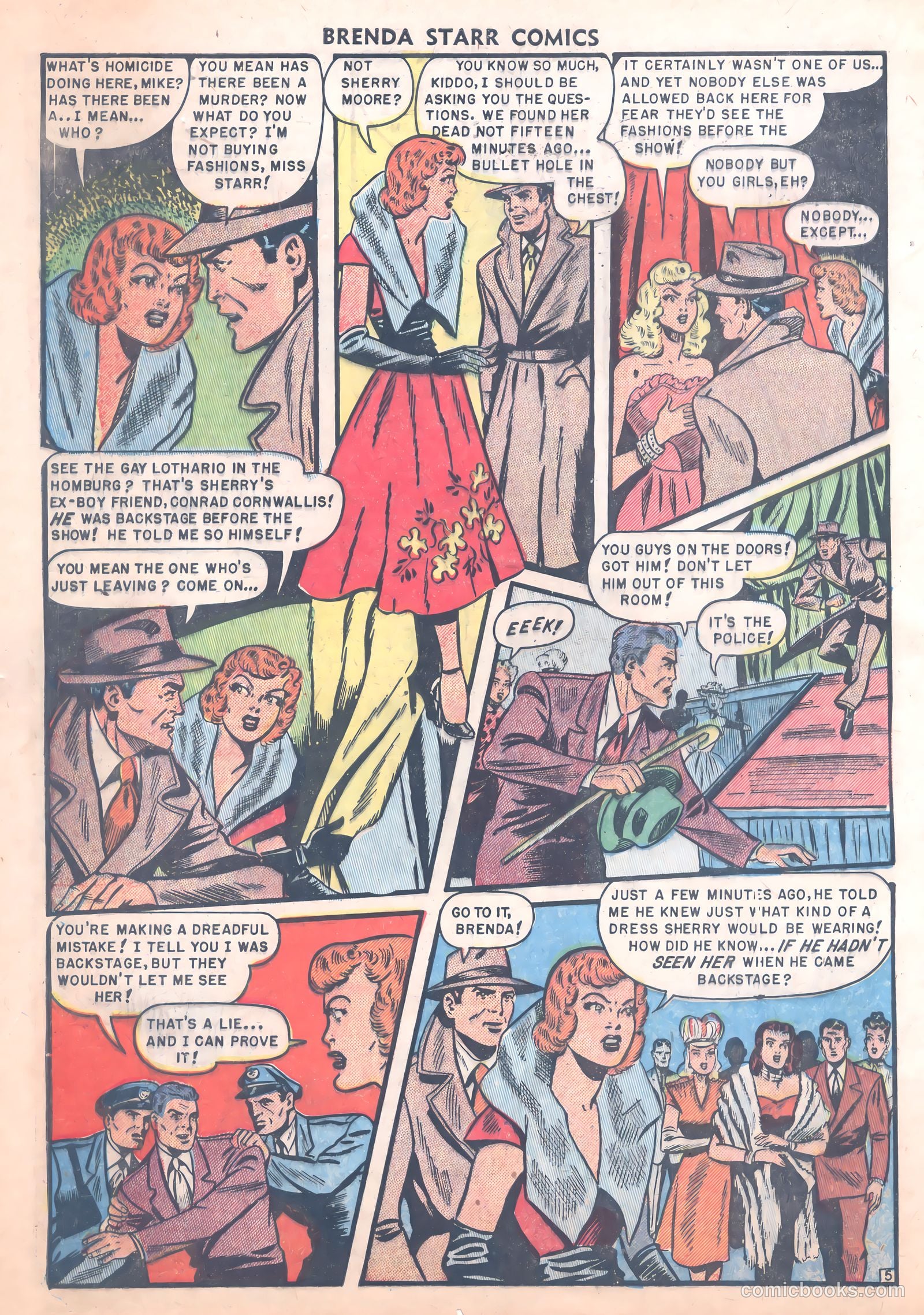 Brenda Starr Comics #8 — page 32 of 36