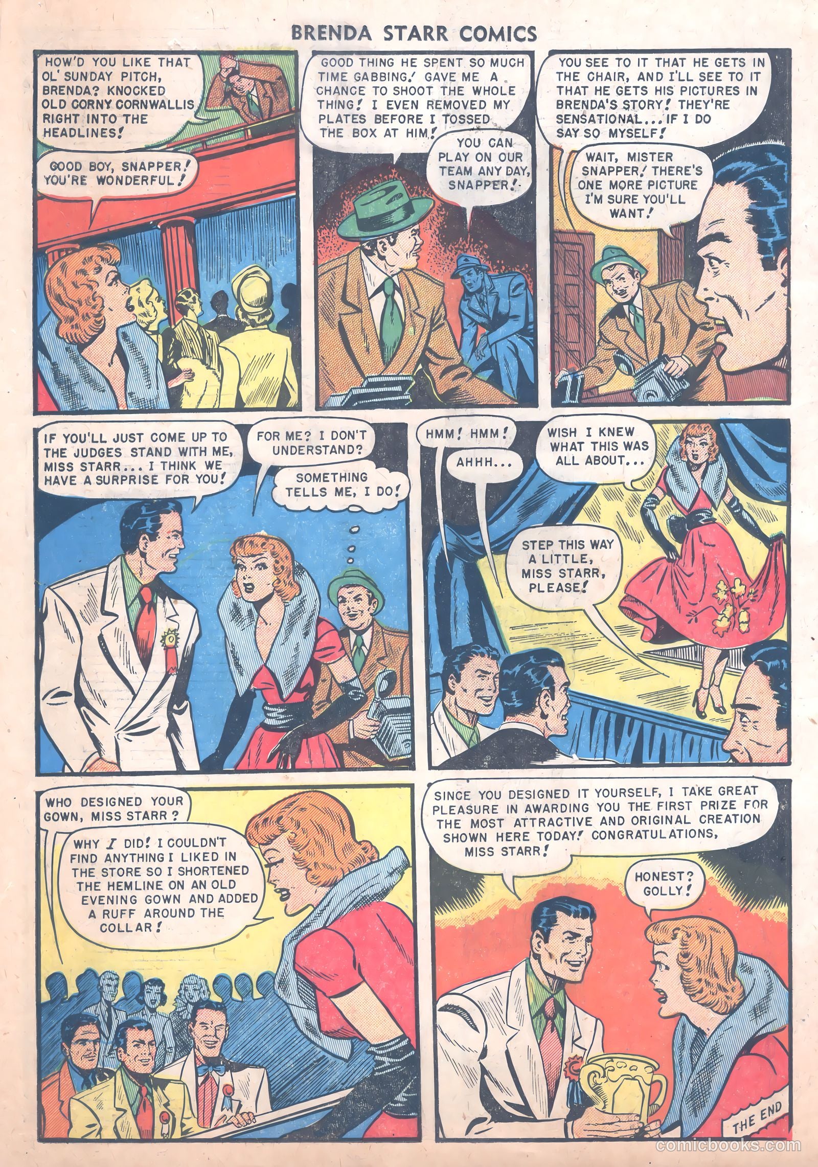 Brenda Starr Comics #8 — page 34 of 36