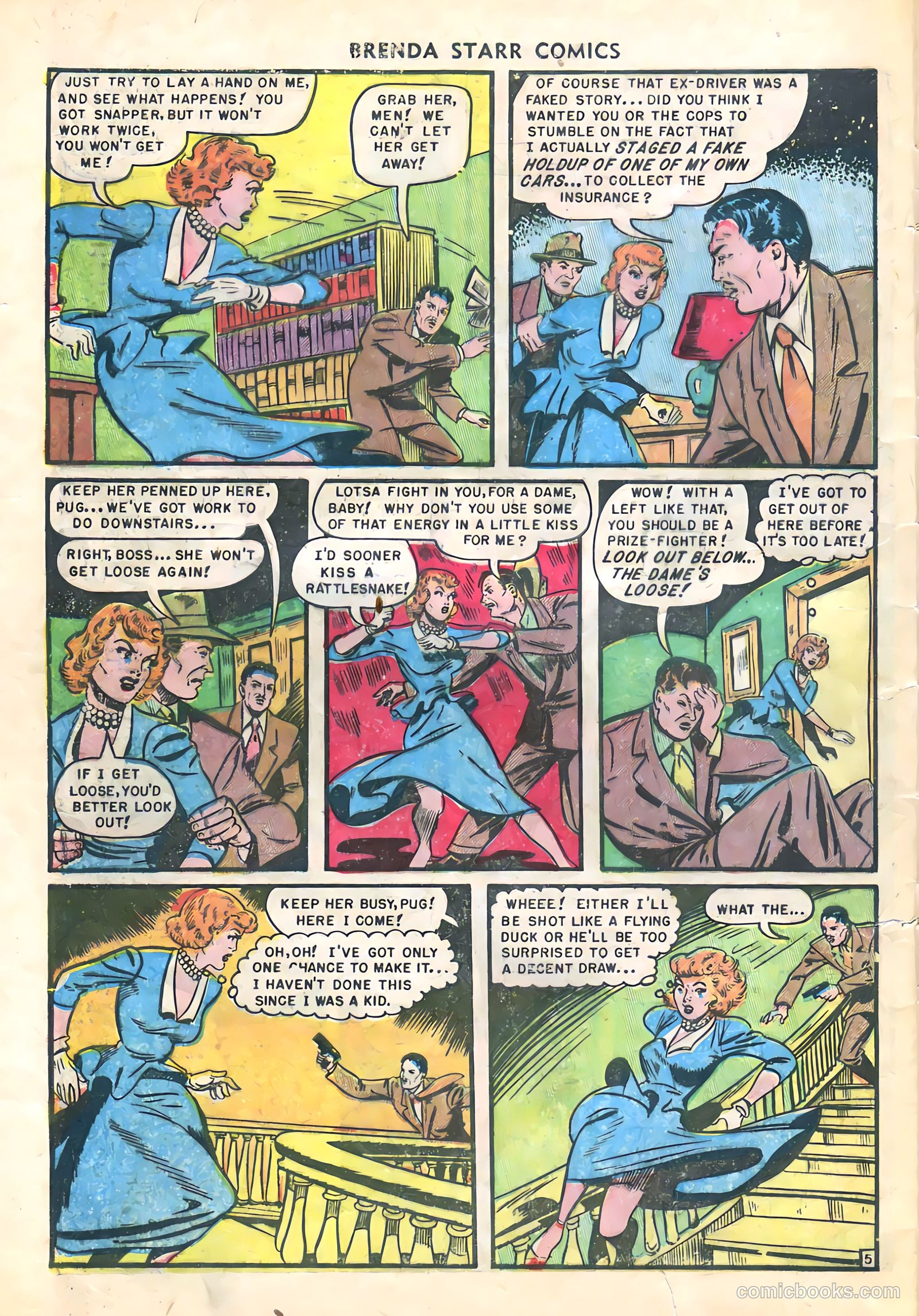 Brenda Starr Comics #9 — page 32 of 36