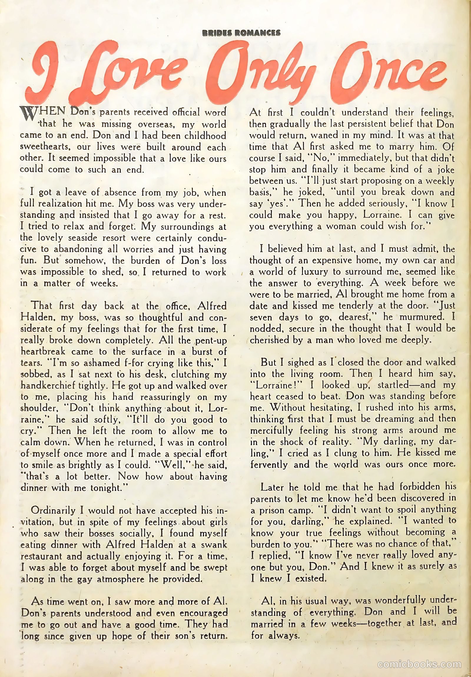 Brides Romances #23 — page 26 of 36