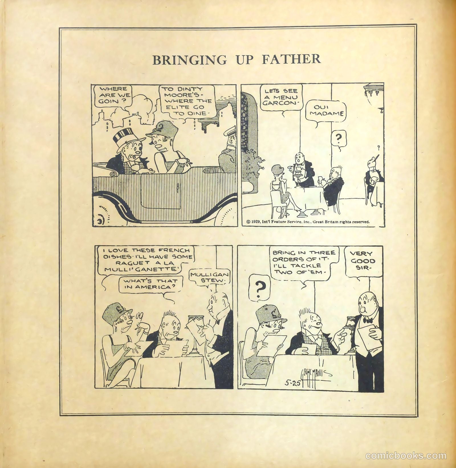 Bringing Up Father #18 — page 20 of 52
