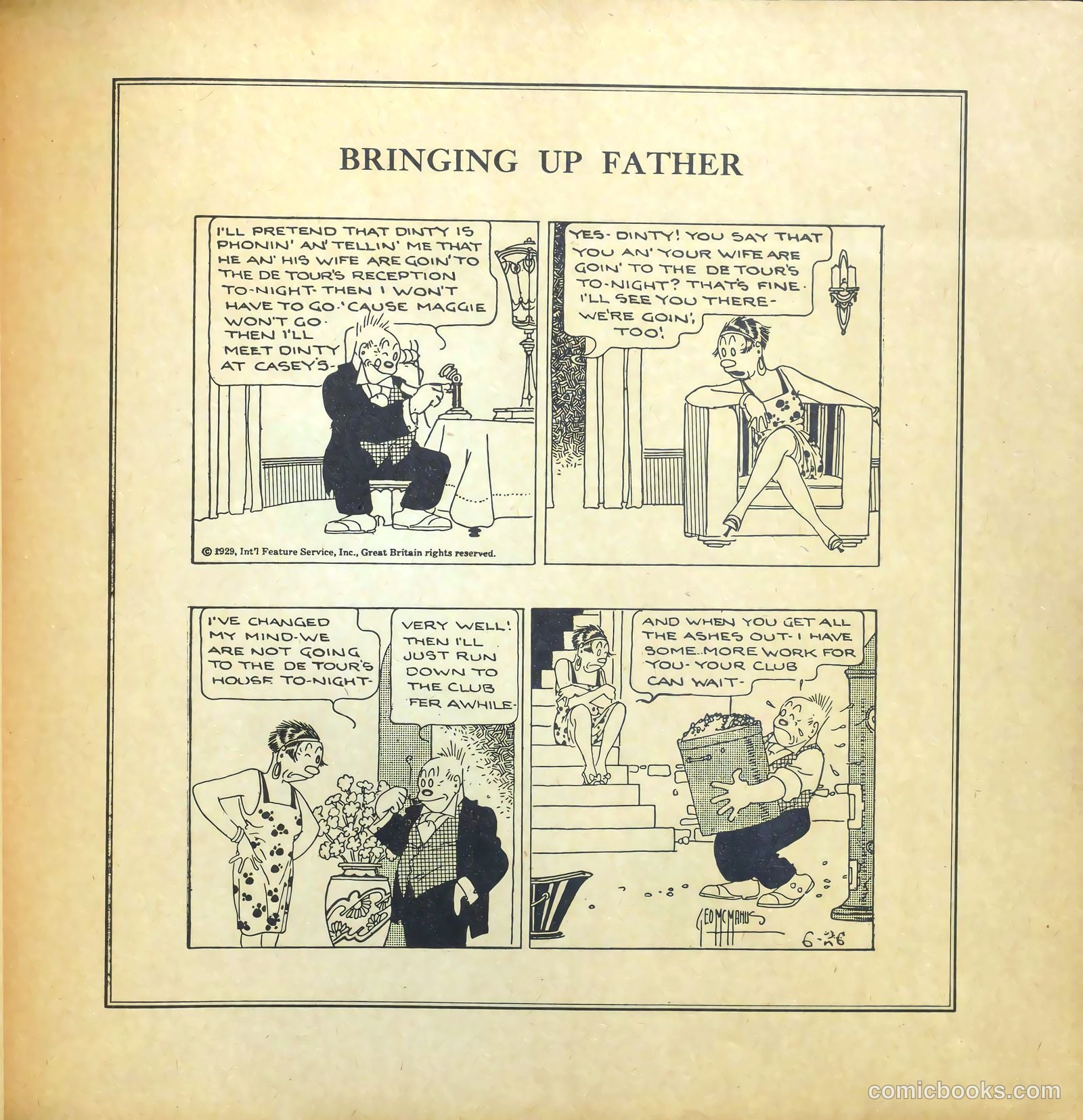 Bringing Up Father #18 — page 45 of 52