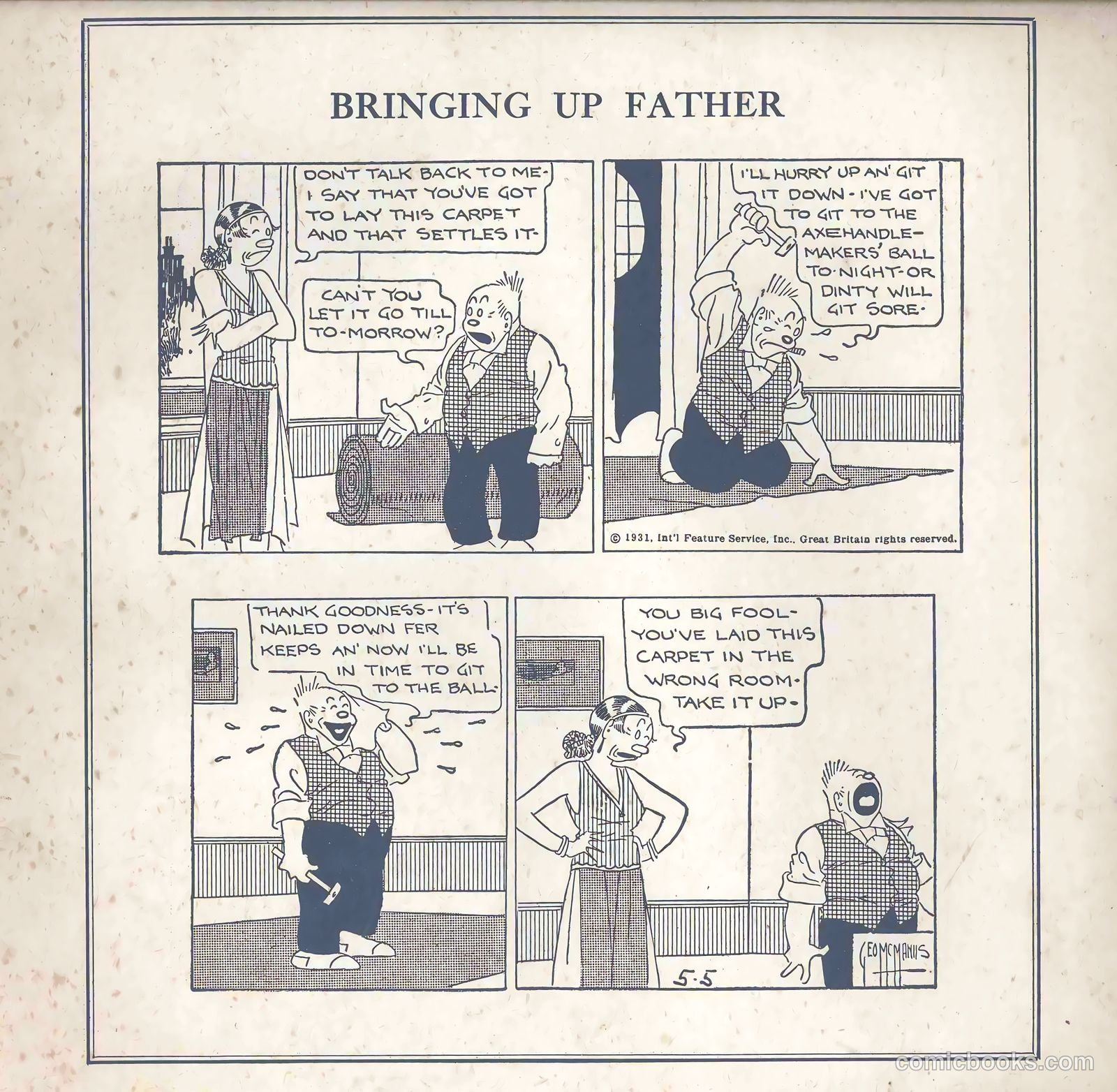 Bringing Up Father #22 — page 49 of 49